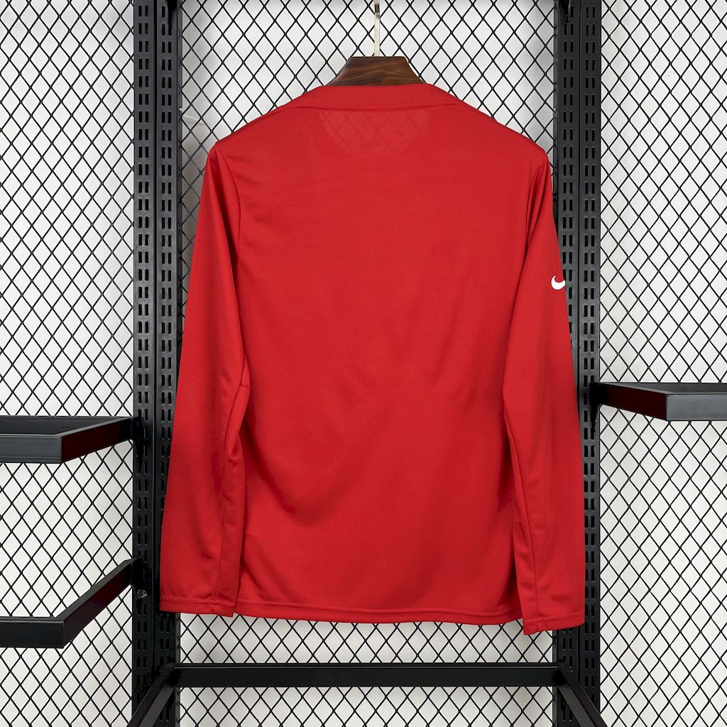 2025/2026 Long Sleeve Atletico MadridPre-match Football Shirt 1:1 Thai Quality