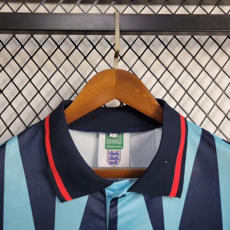 1992 Retro England Third Away Football Shirt