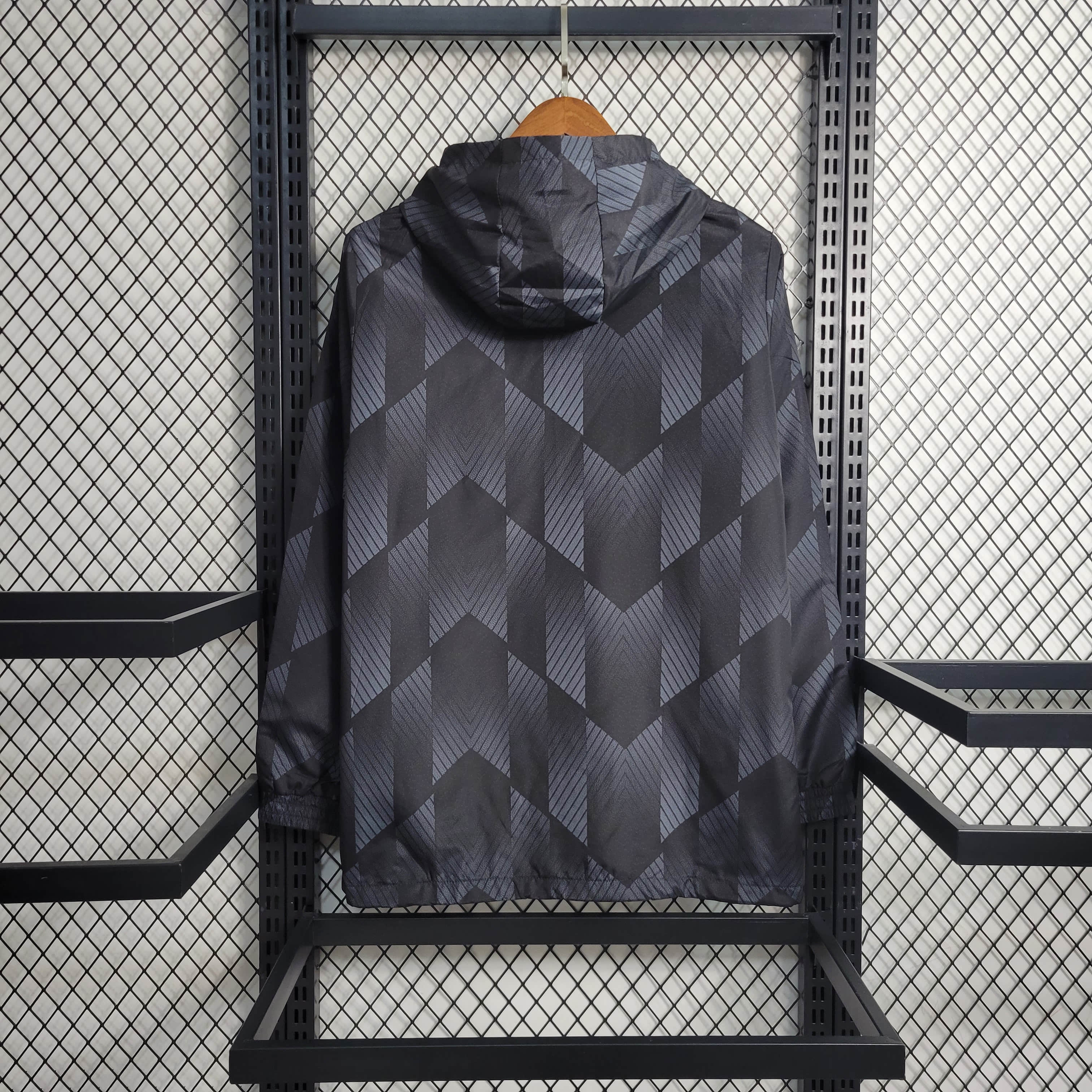 2023/2024 Manchester United Windbreaker Black Football Shirt