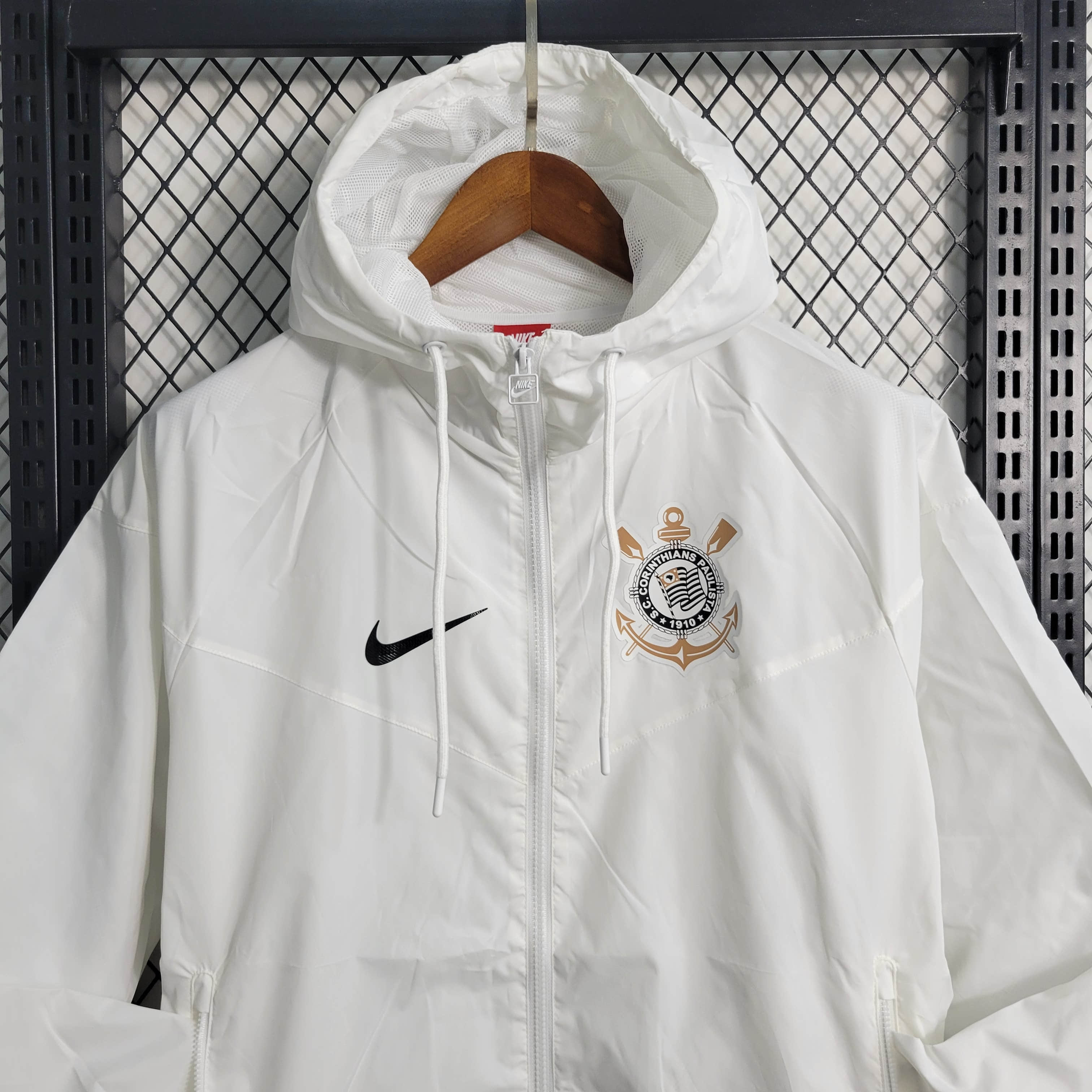 2023/2024 Corinthians Windbreaker White Football Shirt