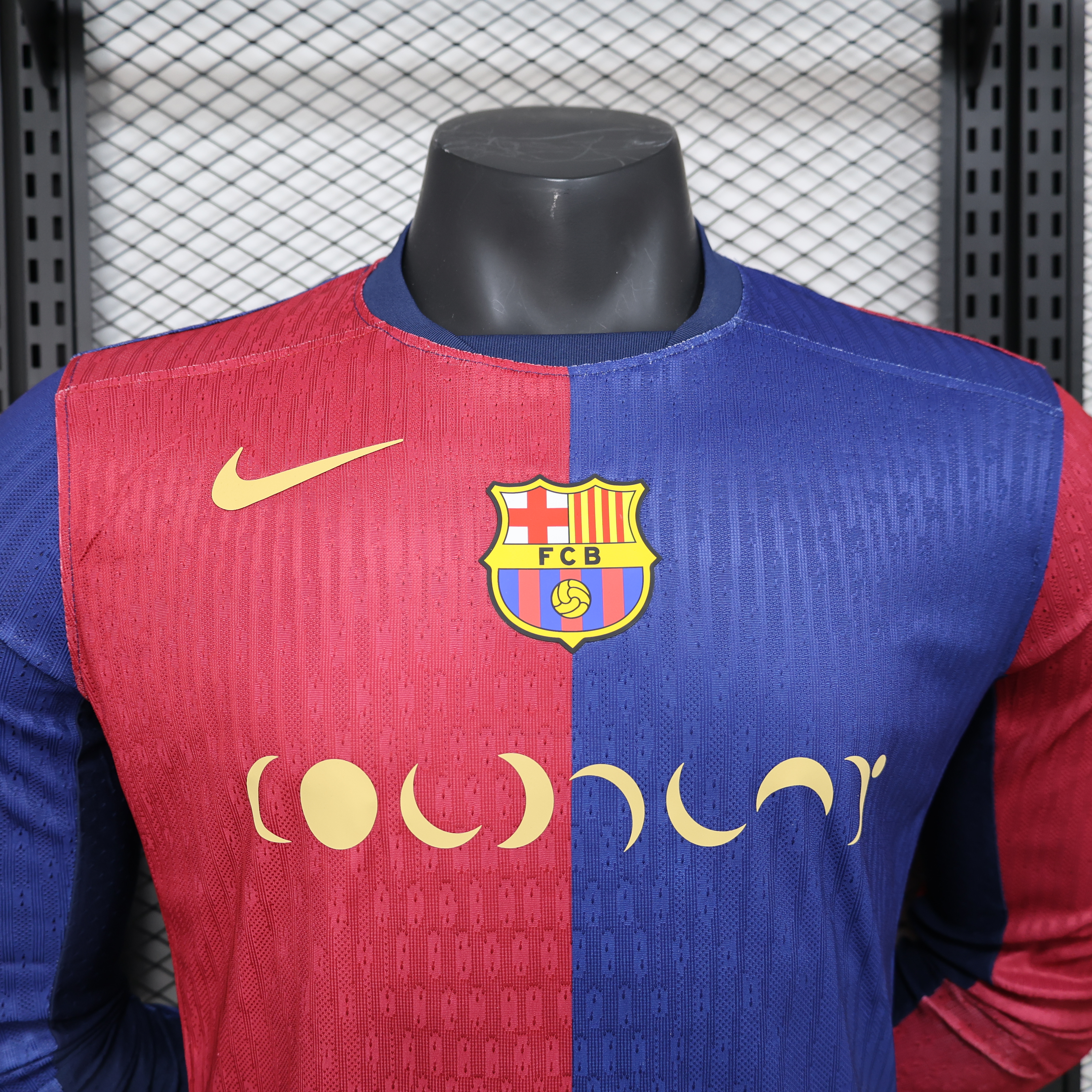 2024/2025 Long Sleeve Authentic Barcelona Home Football Shirt