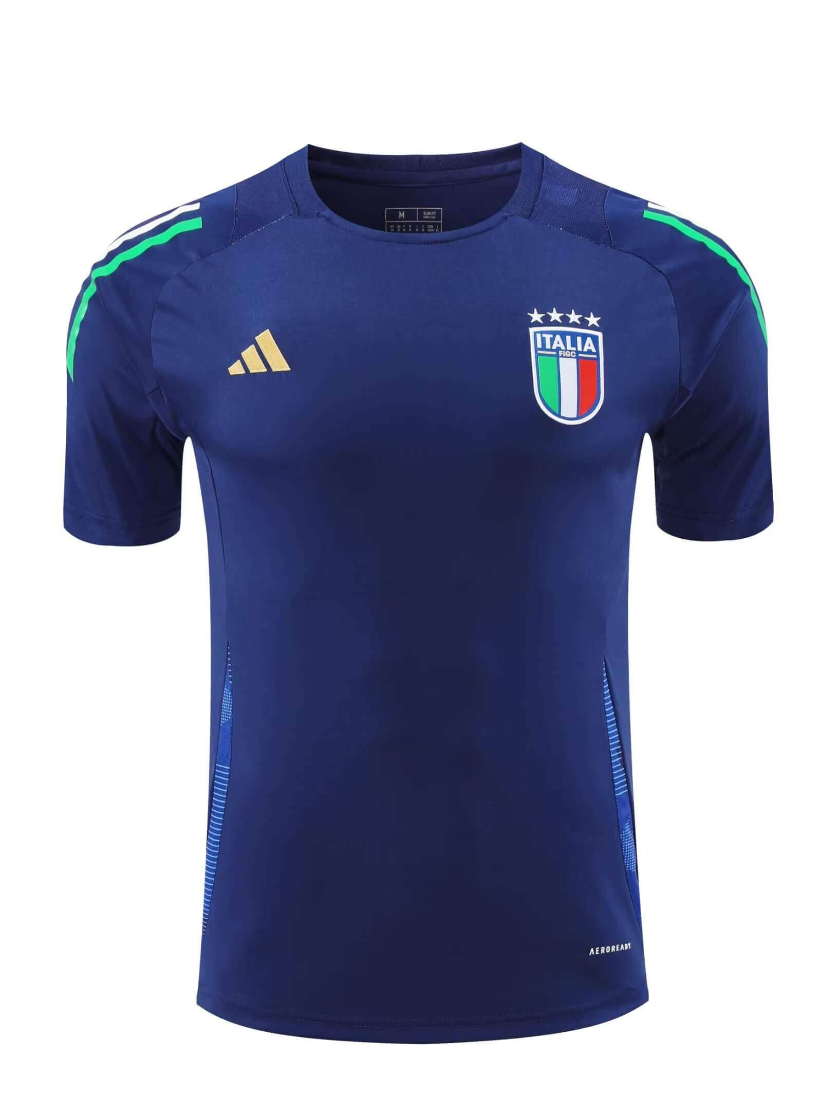 2024/2025 Italy Training Wear Blue Suit Shirt
