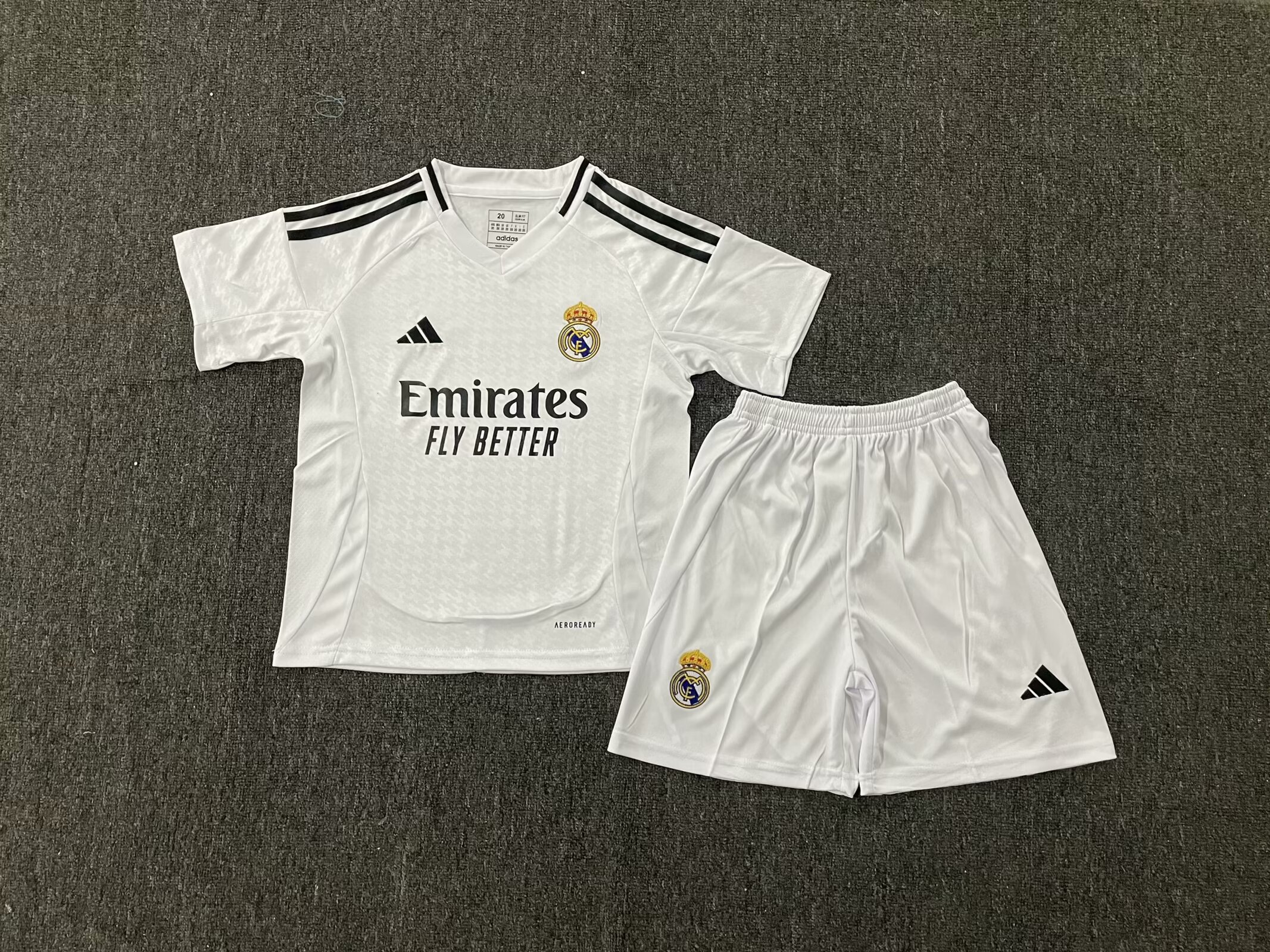 2024/2025 Real Madrid Home Football Shirt Kids Size