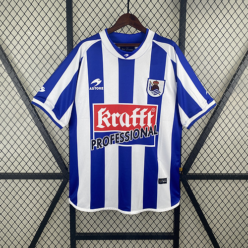 2002/2003 Retro Real Sociedad HomeFootball shirt 1:1 Thai Quality