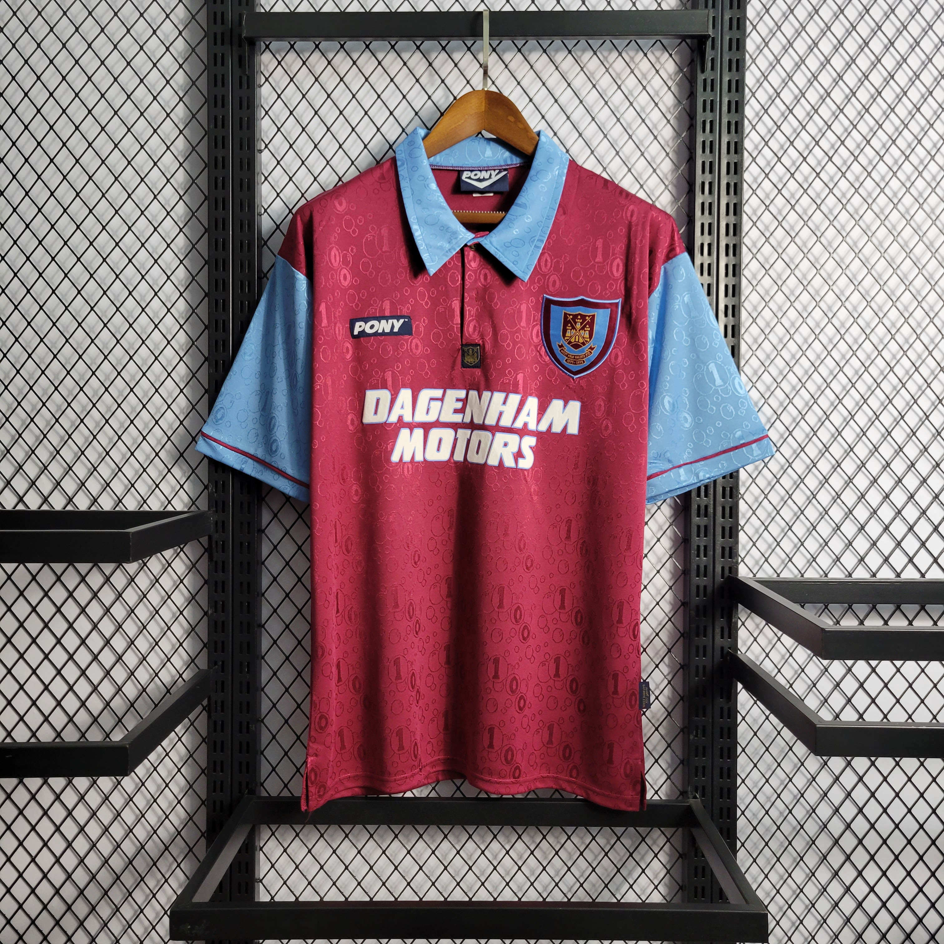 1995/1997 Retro West Ham United Home Football Shirt