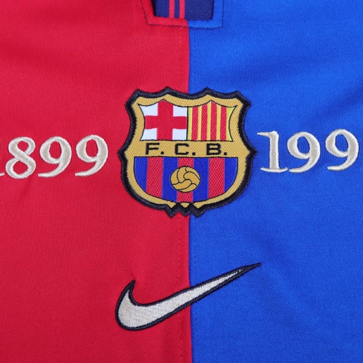 1999/2000 Retro Barcelona HomeFootball Shirt Kids Size 1:1 Thai Quality