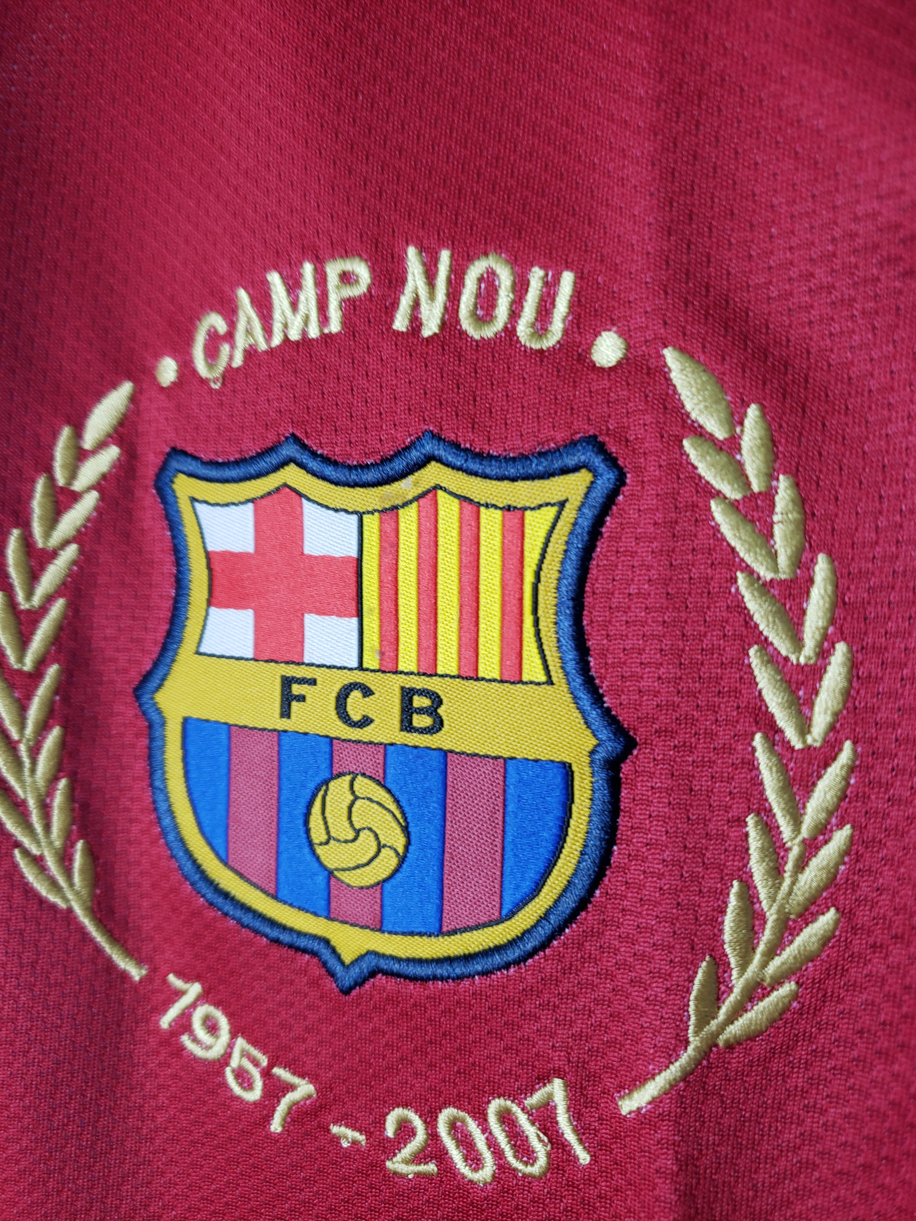 2007/2008 Retro Long Sleeve Barcelona Home Football Shirt