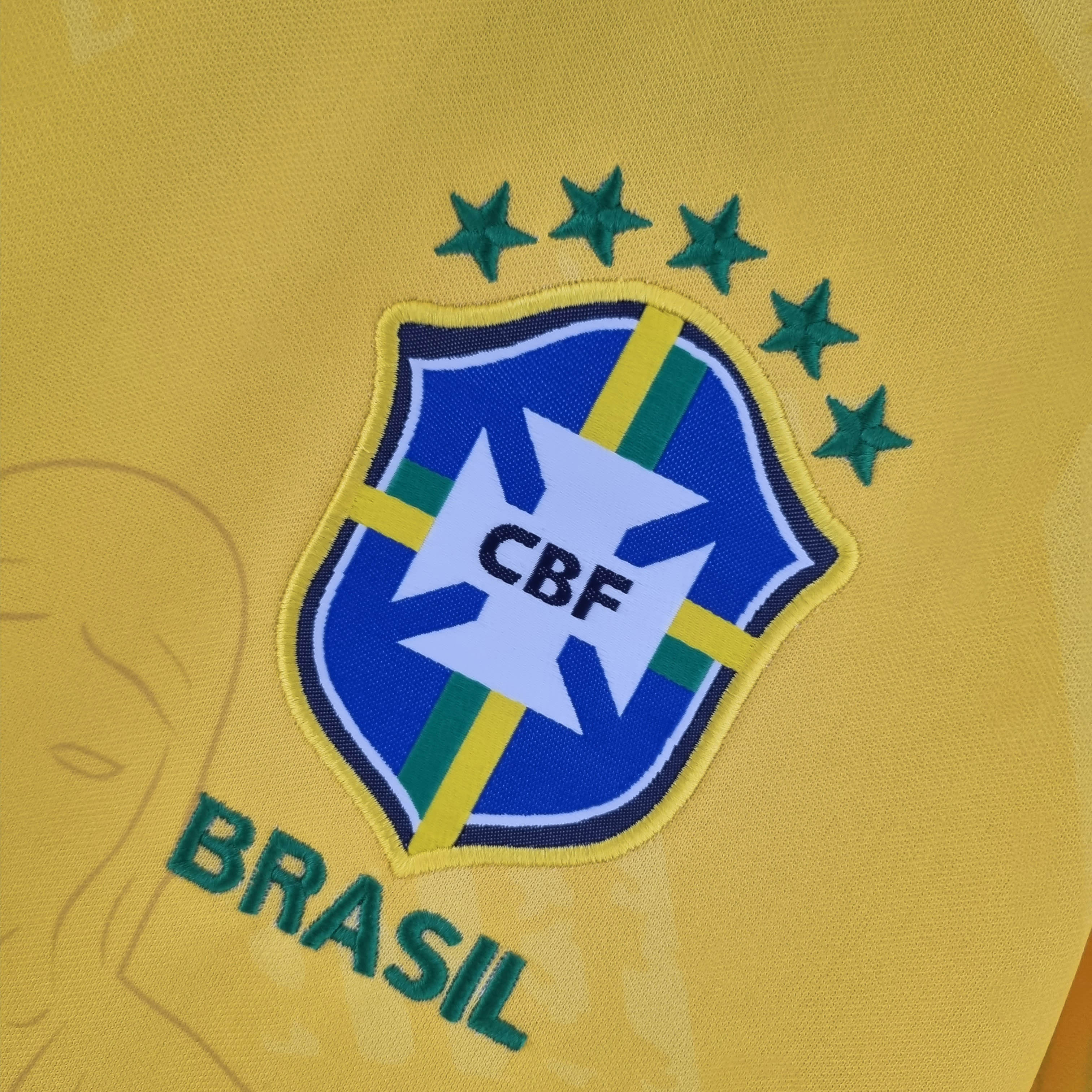 2022 Brazil Classic Yellow Football Shirt