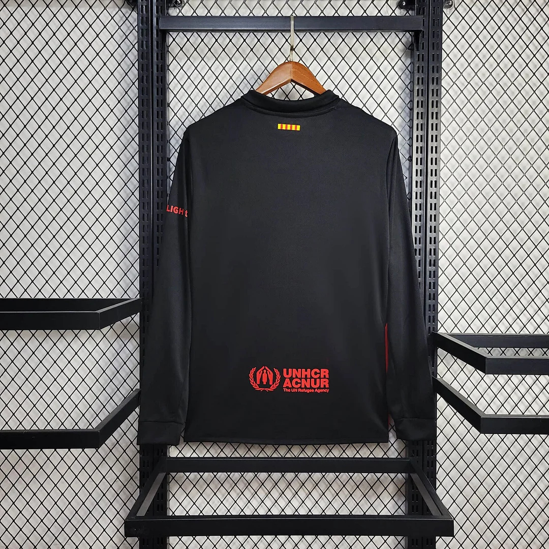2024/2025 Long Sleeve Barcelona Away Football Shirt