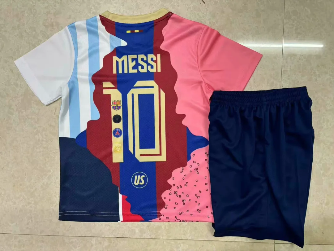 2025/2026 10# Messi Football Shirt Kids Size 1:1 Thai Quality