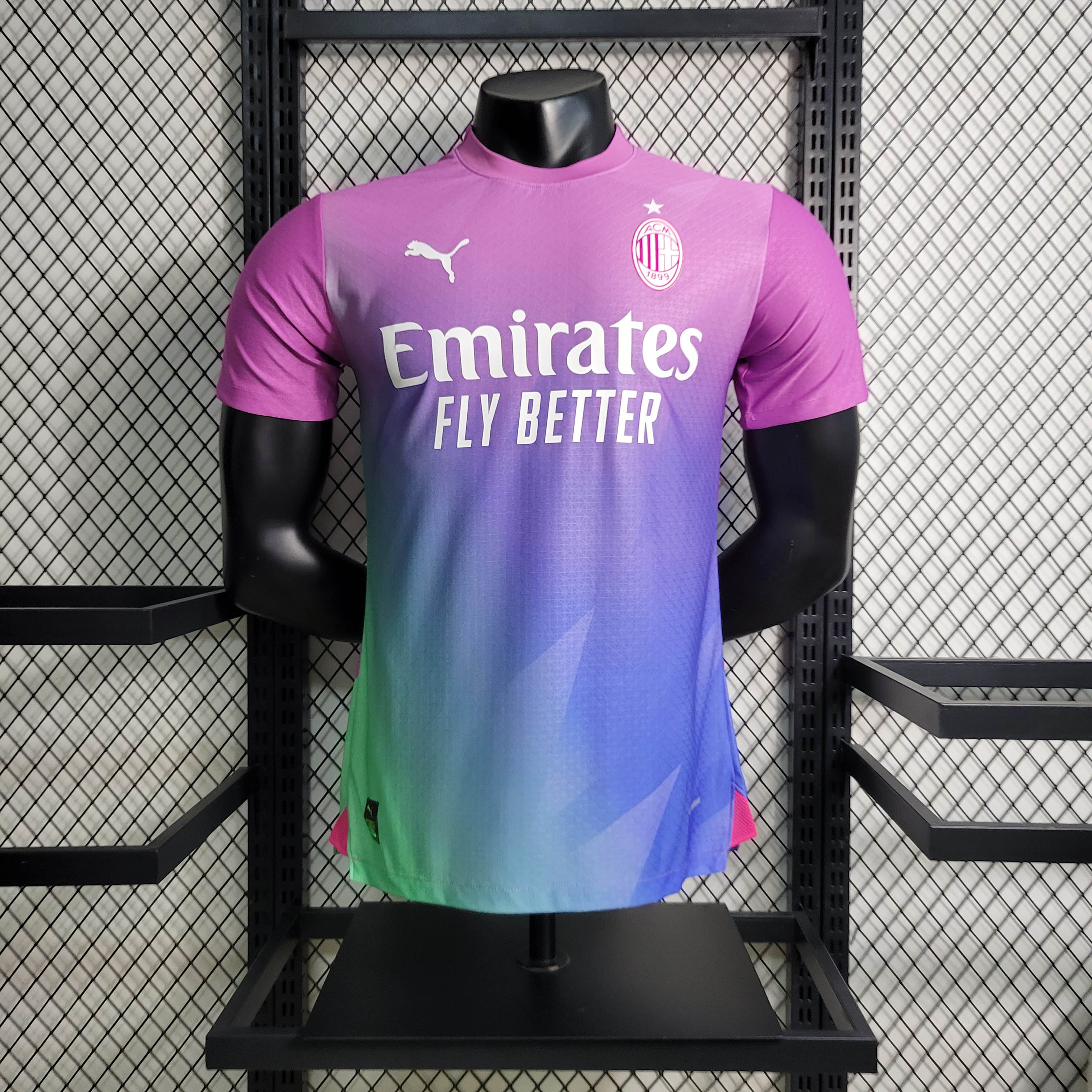 2023/2024 Player Version AC Milan Third Away Football Shirt