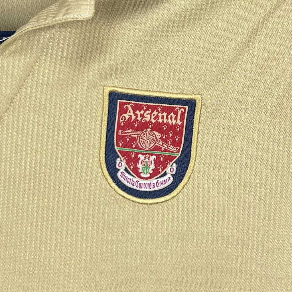 2001/2002 Retro Long Sleeve Arsenal Away Football Shirt