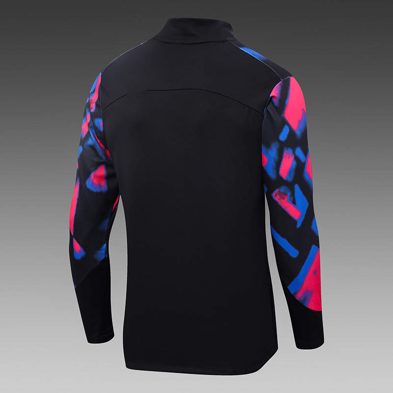 2022/2023 West Ham United Half-Pull Training Suit Black Football Shirt Set