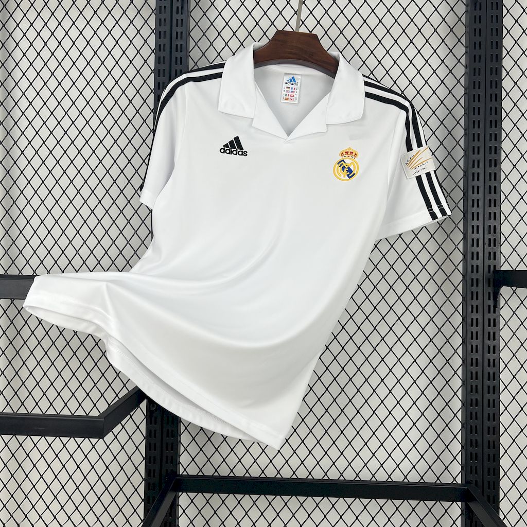 2001/2002 Retro Real Madrid Home Football Shirt