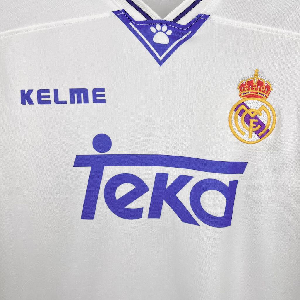 1996/1997 Retro Real Madrid Home Football Shirt