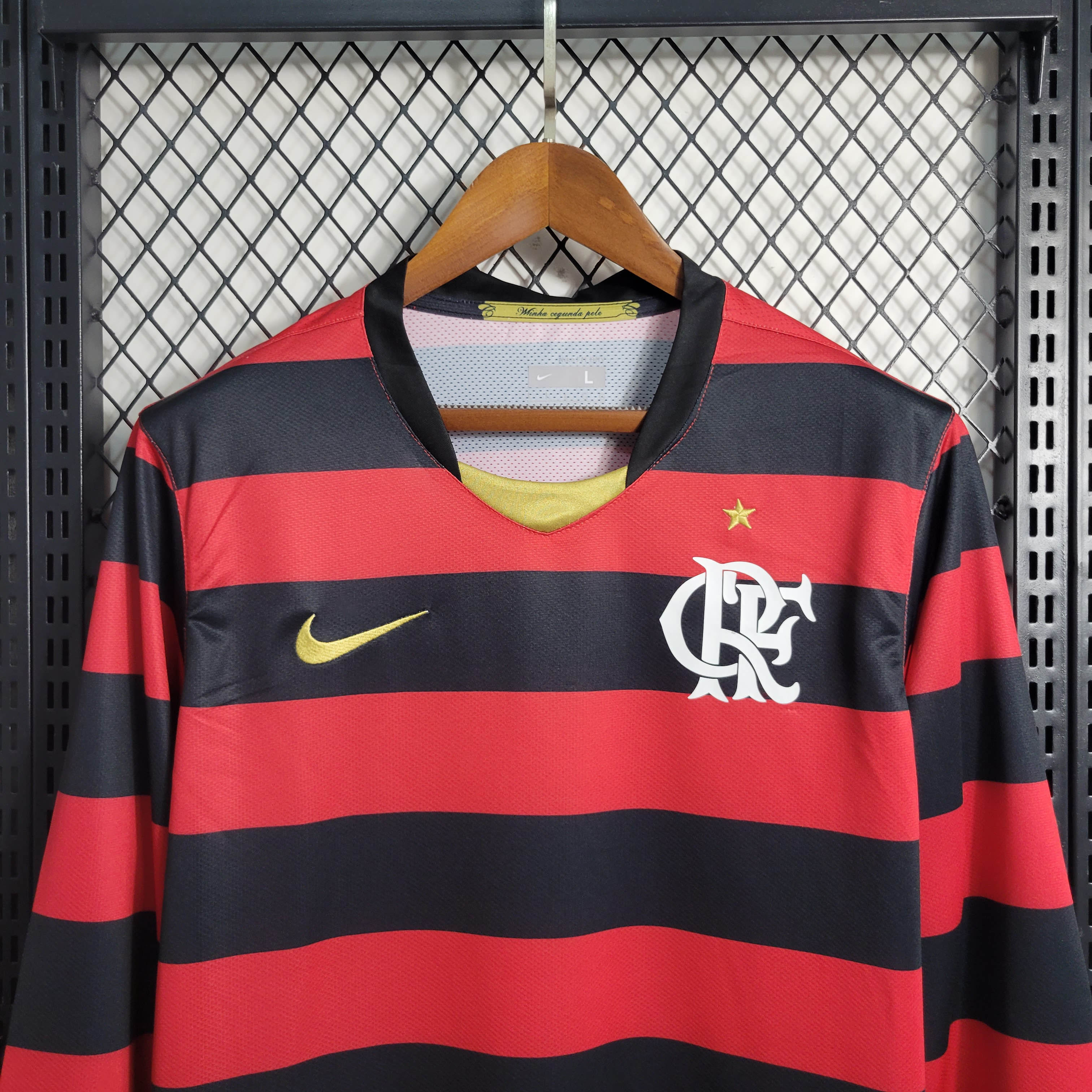 2008/2009 Retro Long Sleeve Flamengo Home Football Shirt