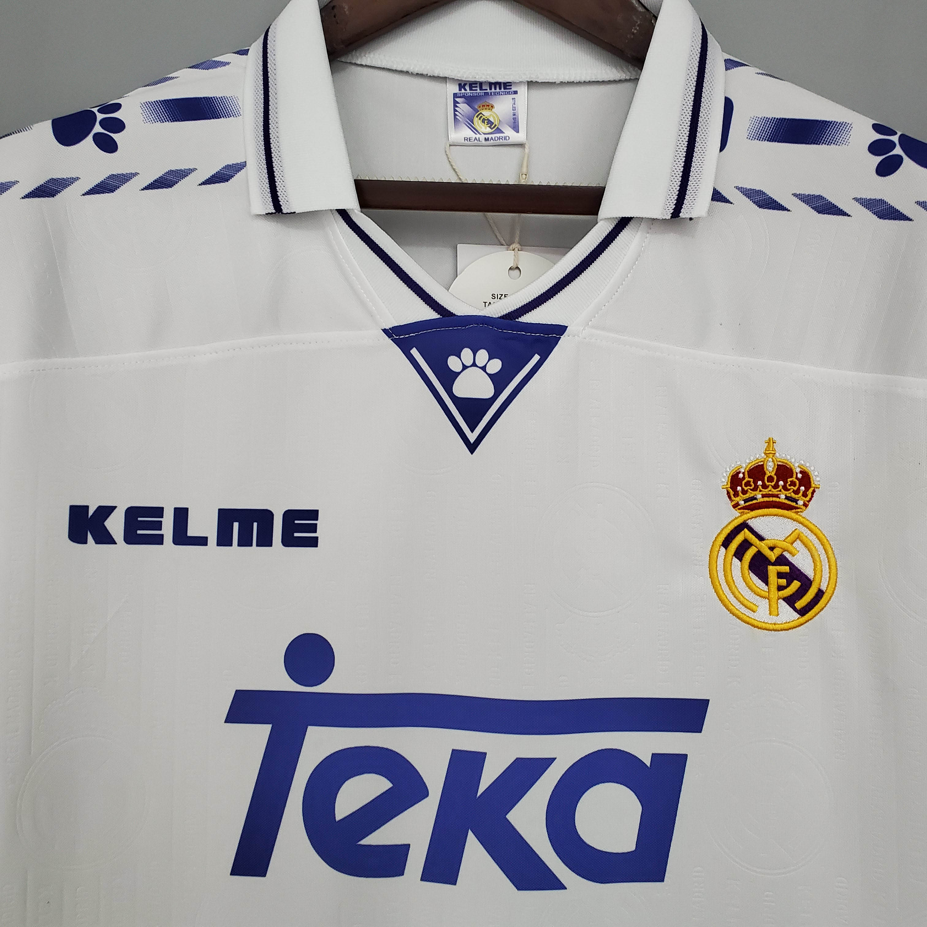 1996/1997 Retro Real Madrid Home Football Shirt