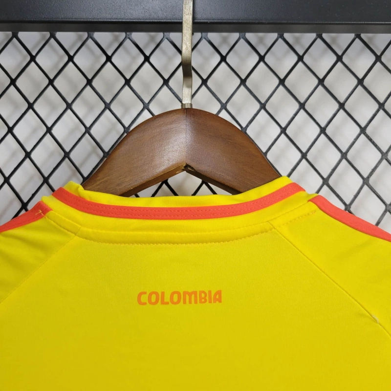 2024 Colombia Home Football Shirt Kids Size