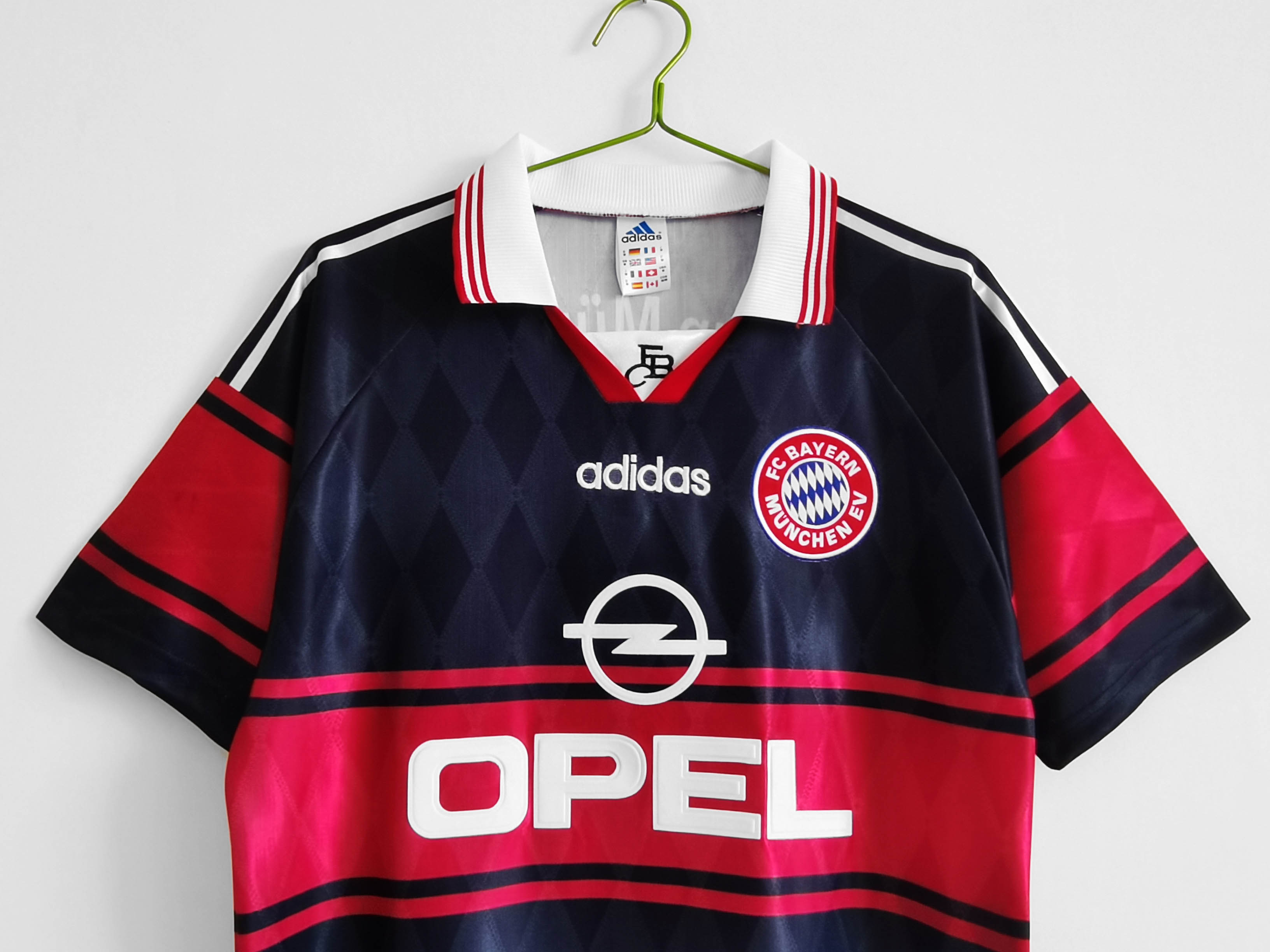1997/1999 Retro Bayern Munchen Home Football Shirt
