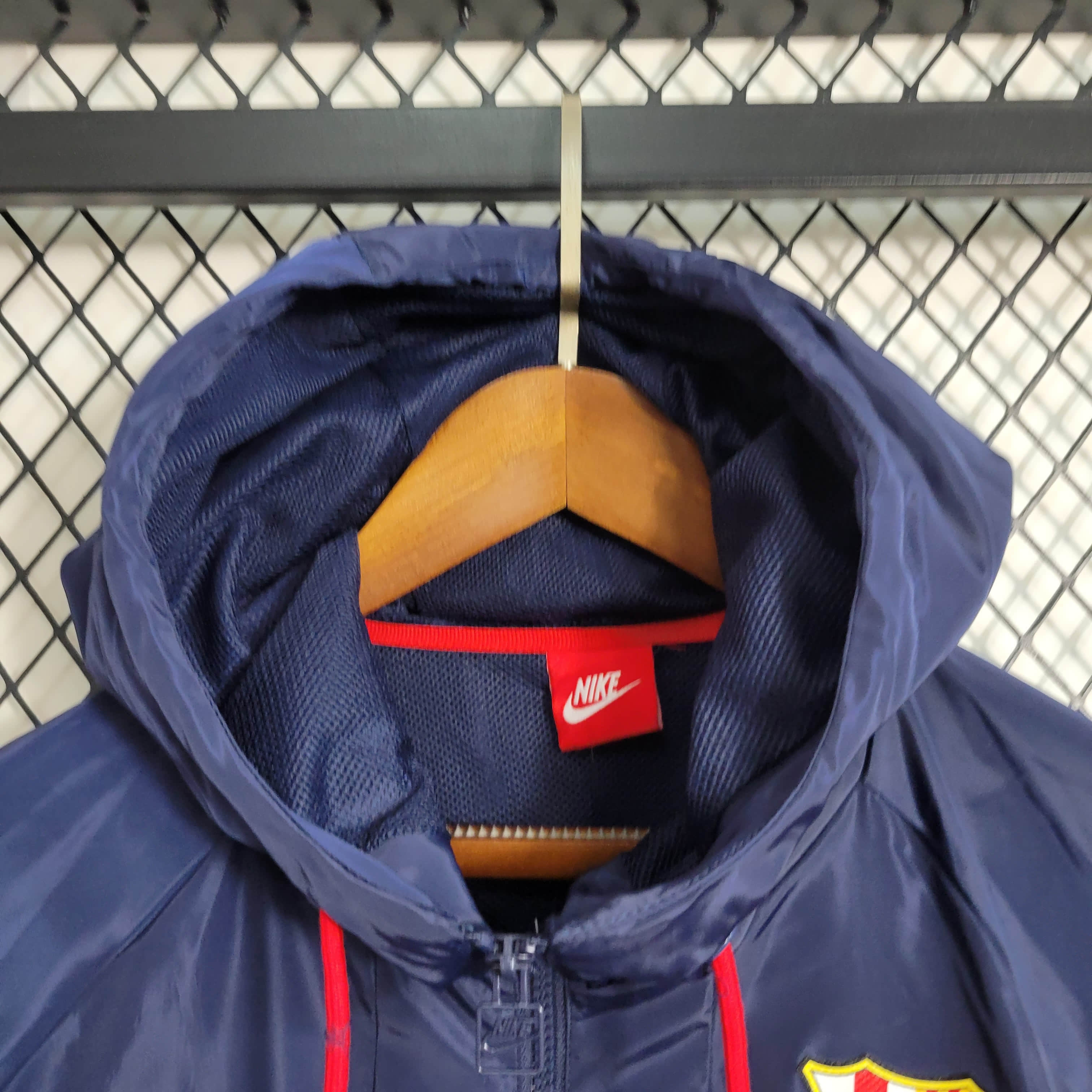 2023/2024 Barcelona Windbreaker(Navy Blue)Football Shirt