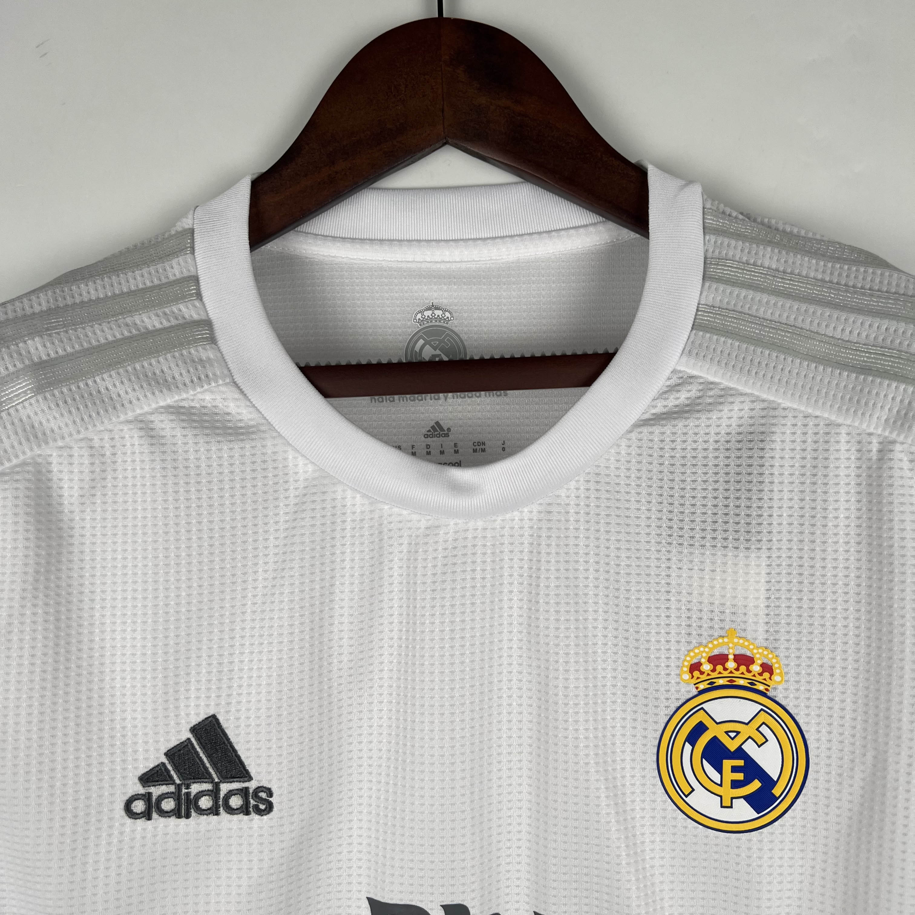 2015/2016 Retro Long Sleeve Real Madrid Home Football Shirt