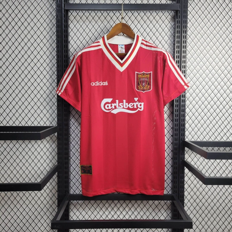 1995/1996 Retro Liverpool Home Football Shirt