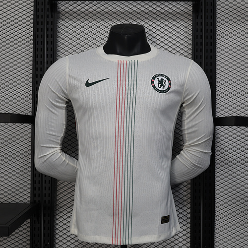 2025/2026 long sleeve authentic Chelsea away second football shirt