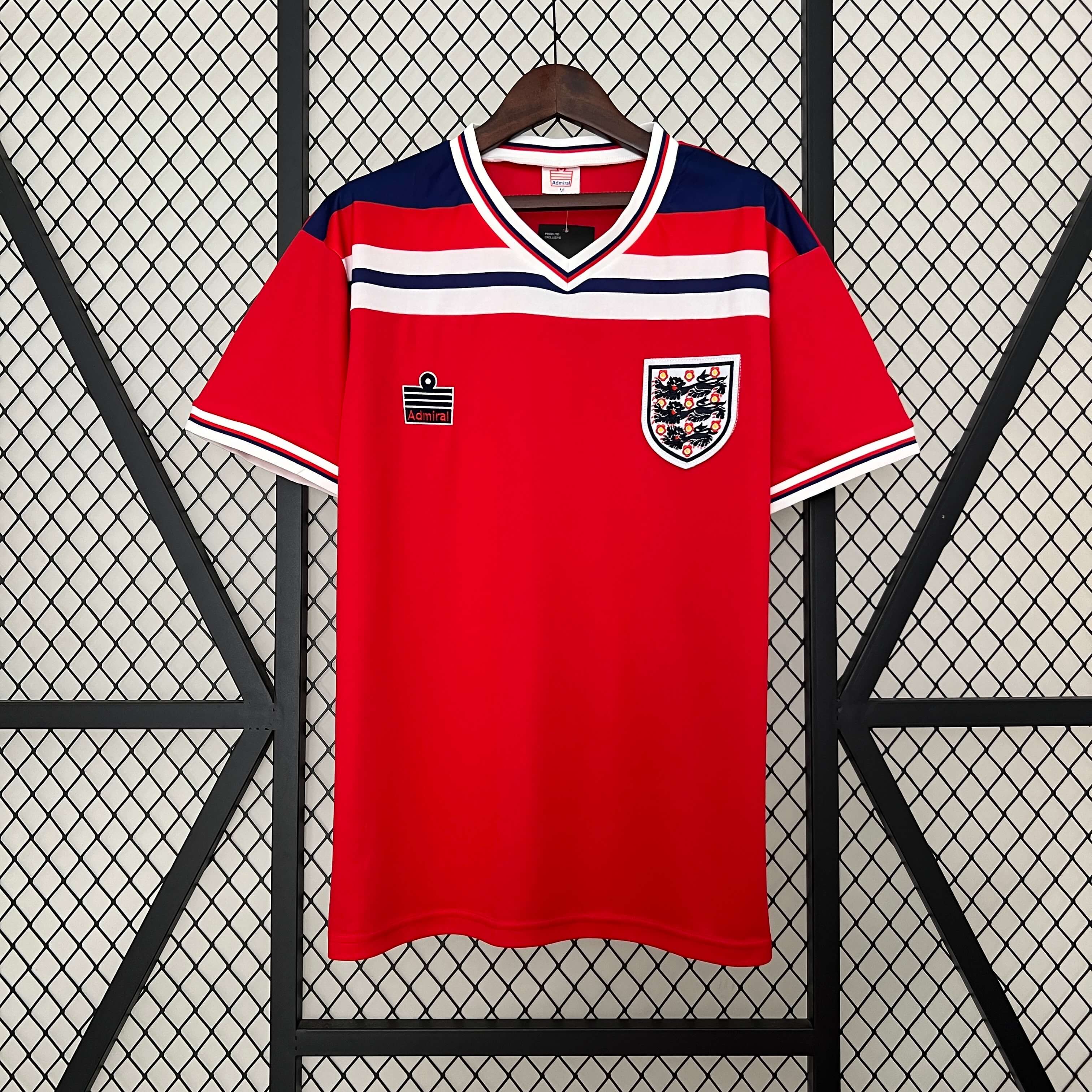 1982 Retro England Away Football Shirt