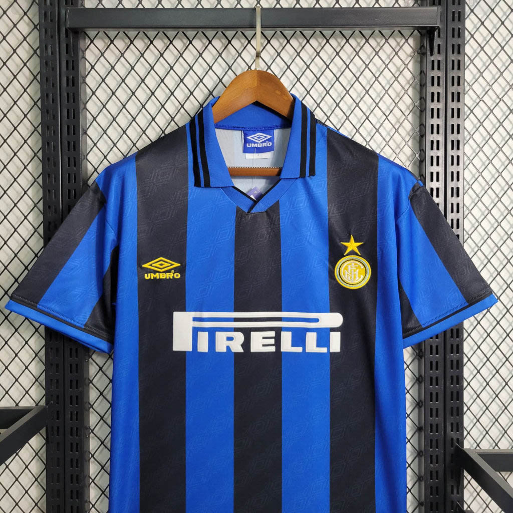 1995/1996 Retro Inter Milan Home Football Shirt 1:1 Thai Qualit