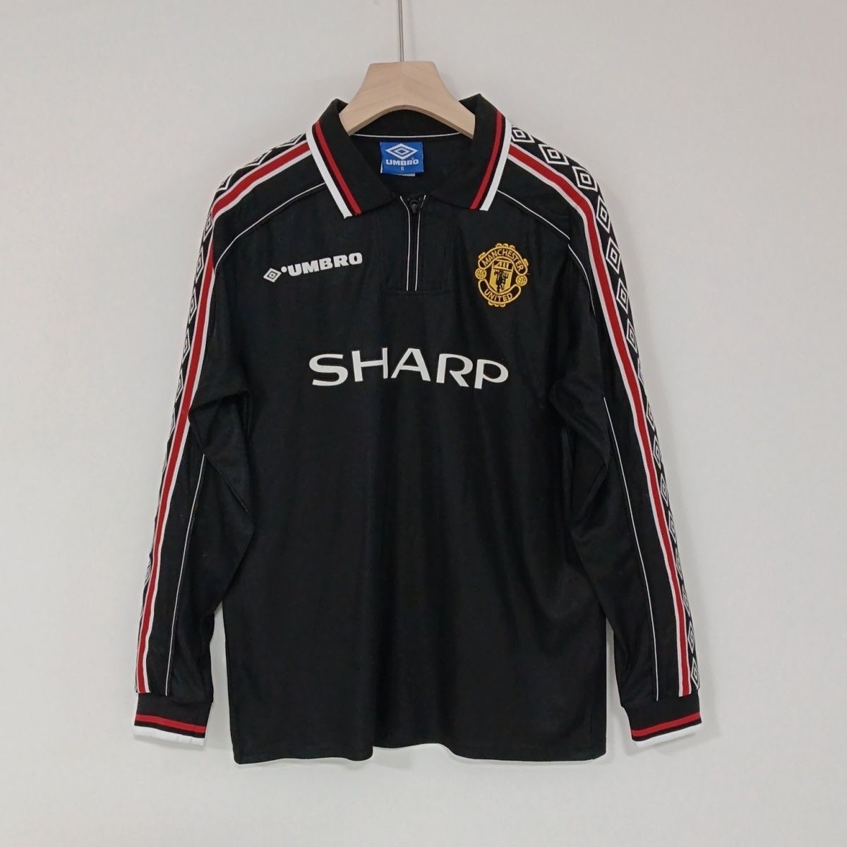 1998/1999 Retro Long sleeve Manchester United Football Shirt