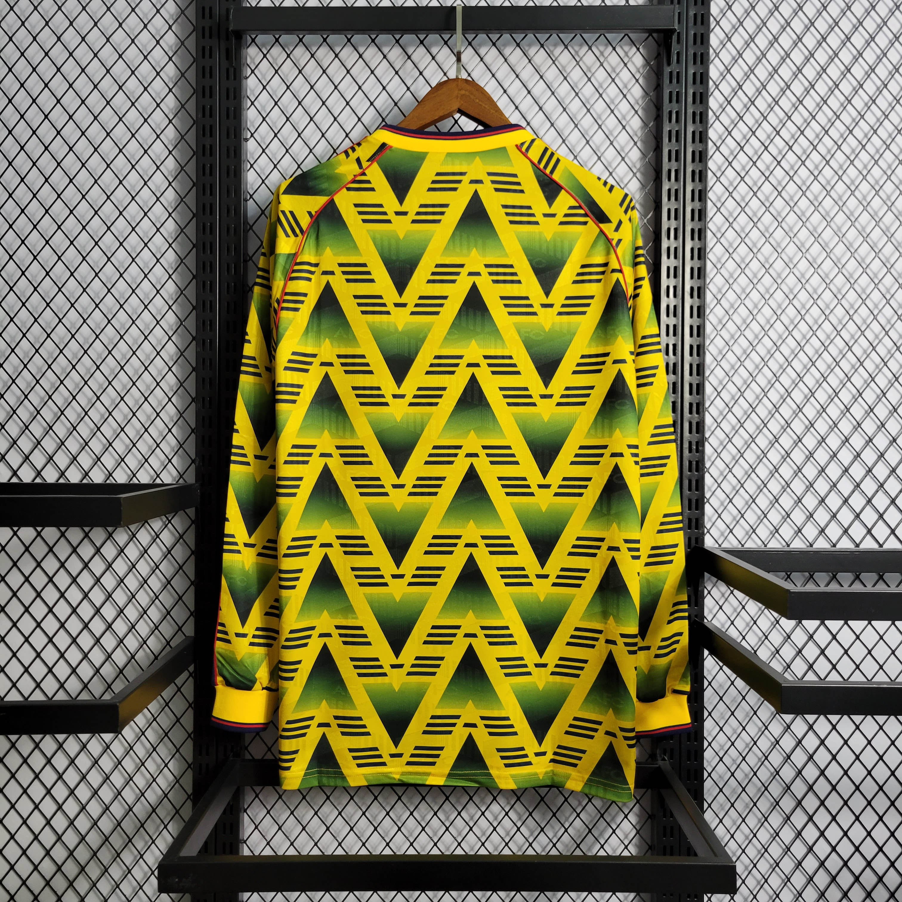 1991/1993 Retro Long Sleeve Arsenal Away Football Shirt