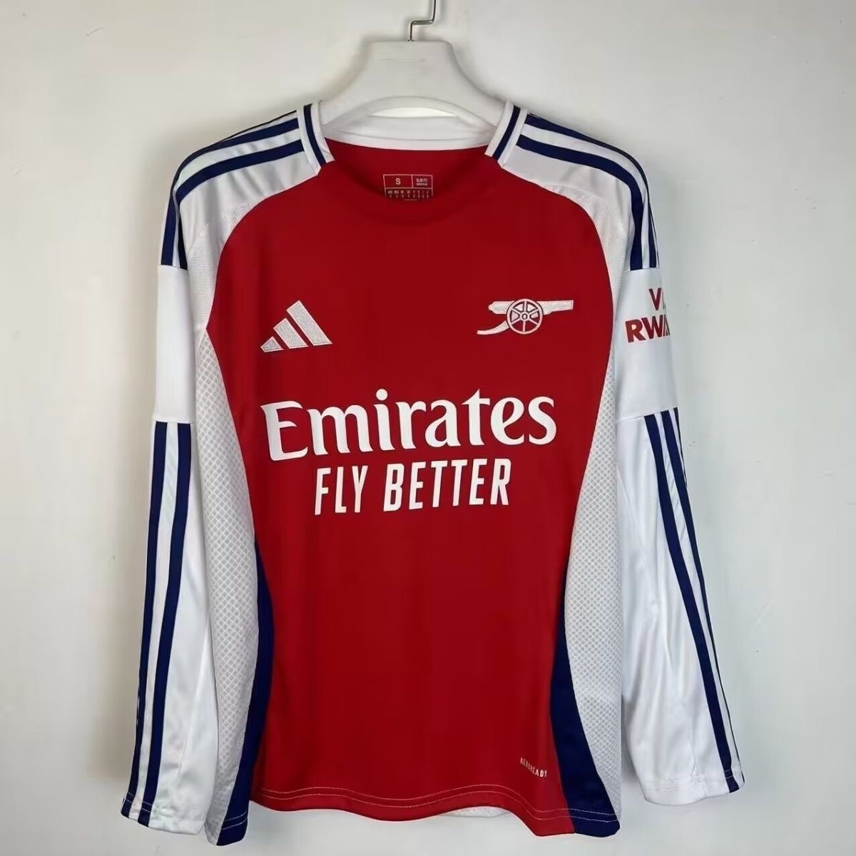 2024/2025 Long Sleeve Arsenal Home Football Shirt