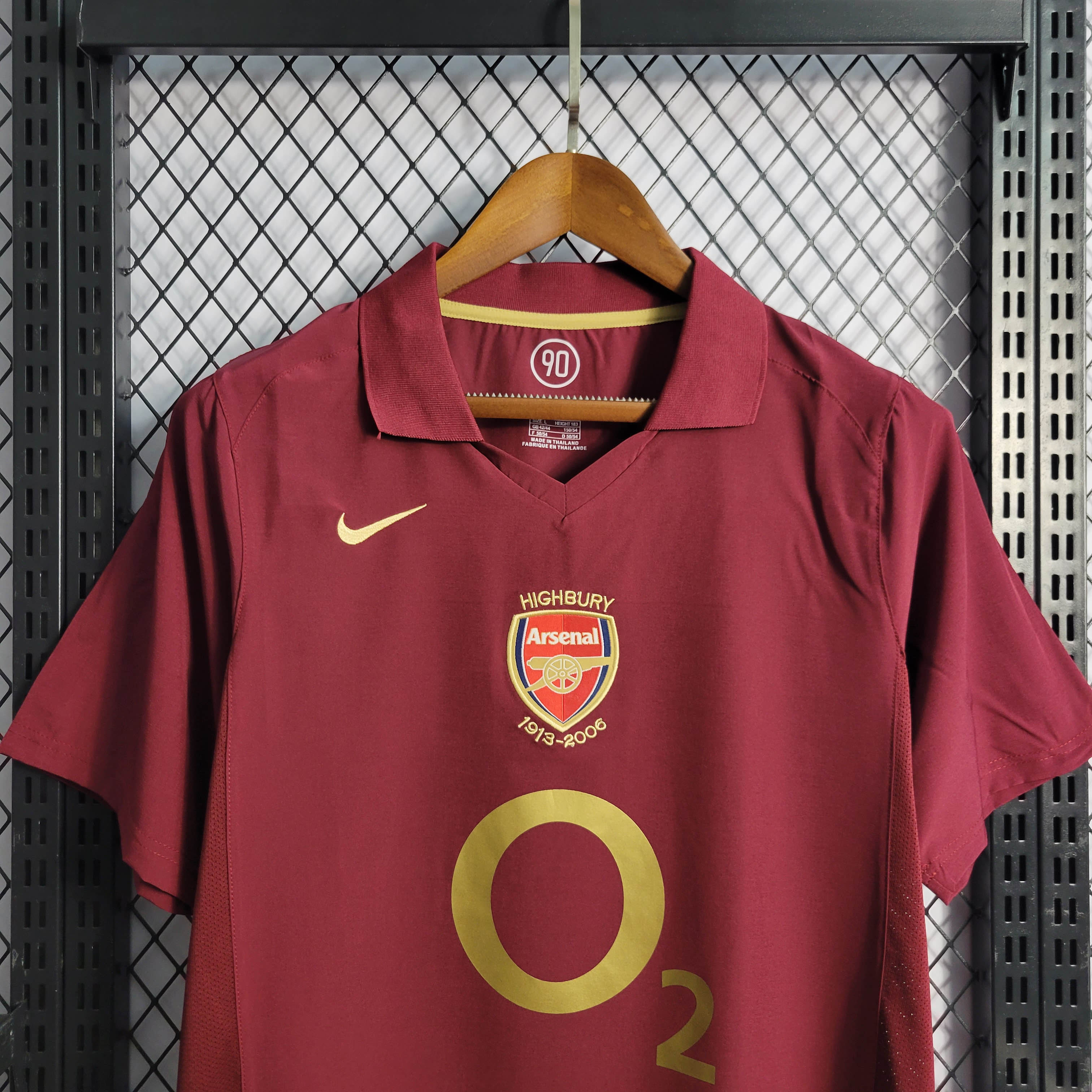 2005/2006 Retro Arsenal Home Football Shirt