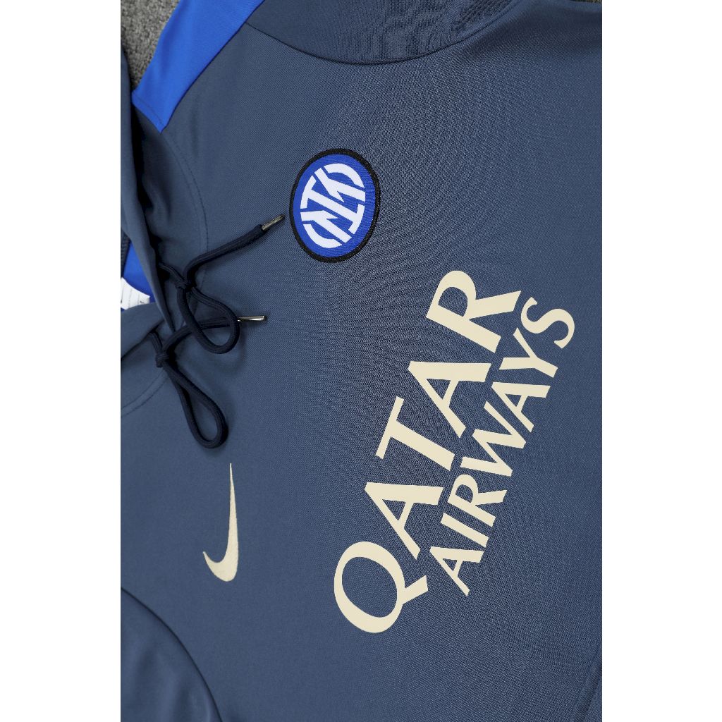 2024/2025 Inter Milan Hooded Long Sleeves Training Suit Football Shirt