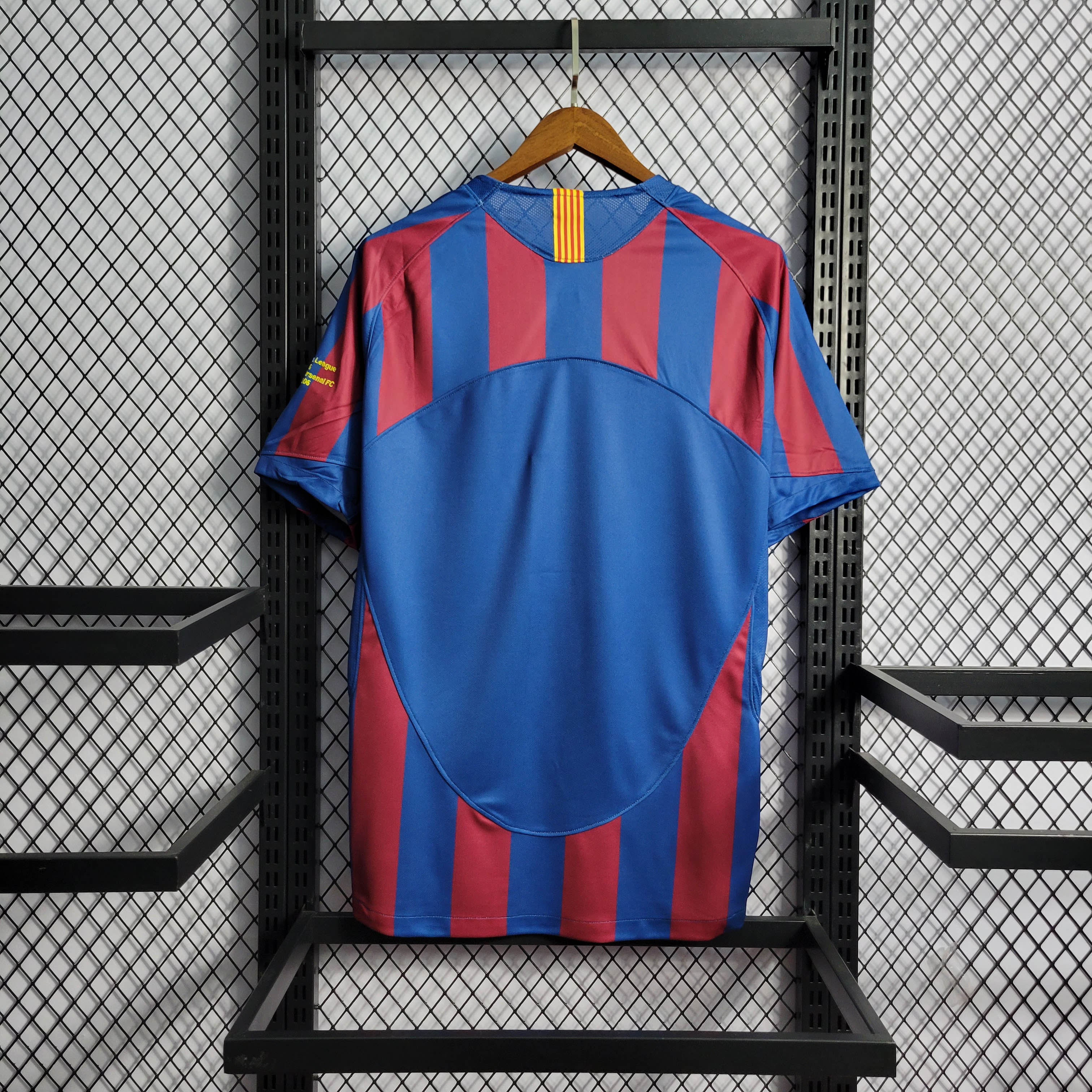 2005/2006 Retro Barcelona Home Champions League Final Football Shirt