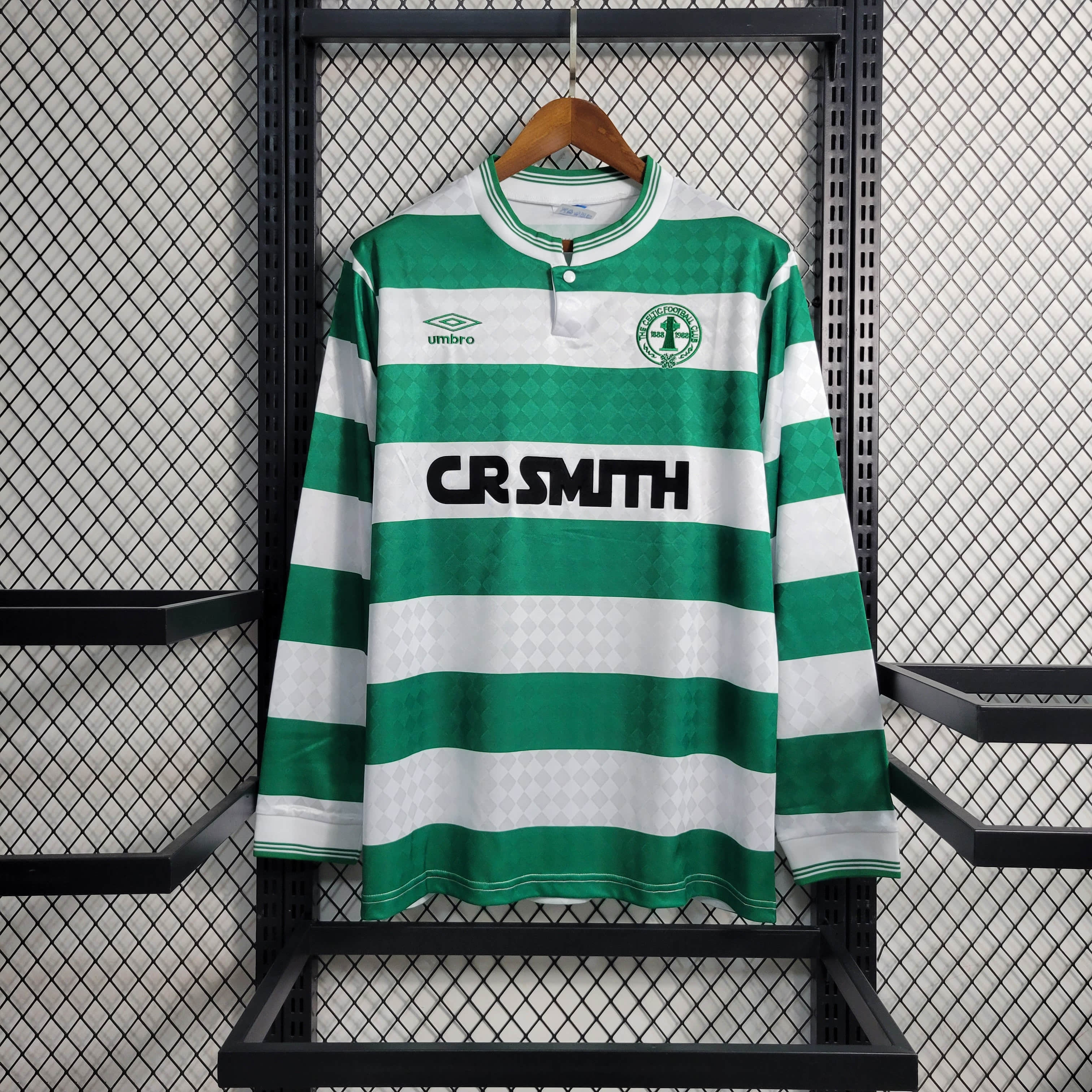 1987/1988 Retro Long Sleeve Celtic Home Football Shirt