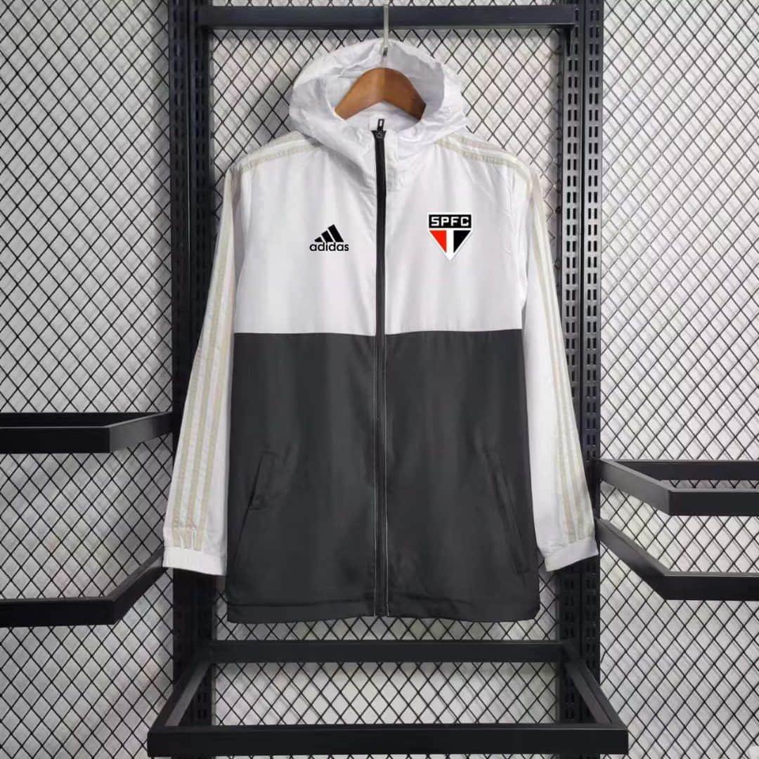 2023/2024 São Paulo Windbreaker(White-Black)Football Shirt