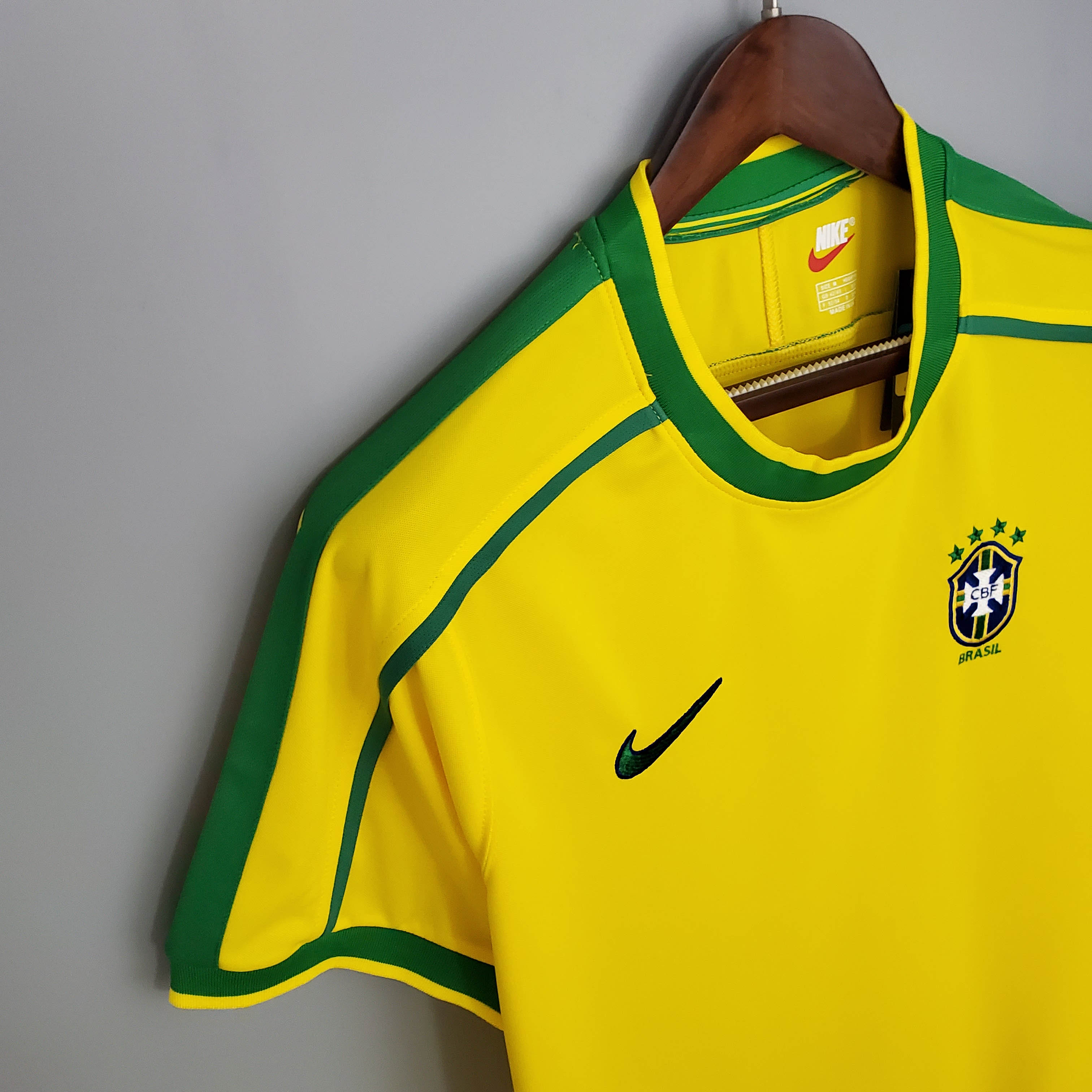 1998 Retro Brazil Home Football Shirt