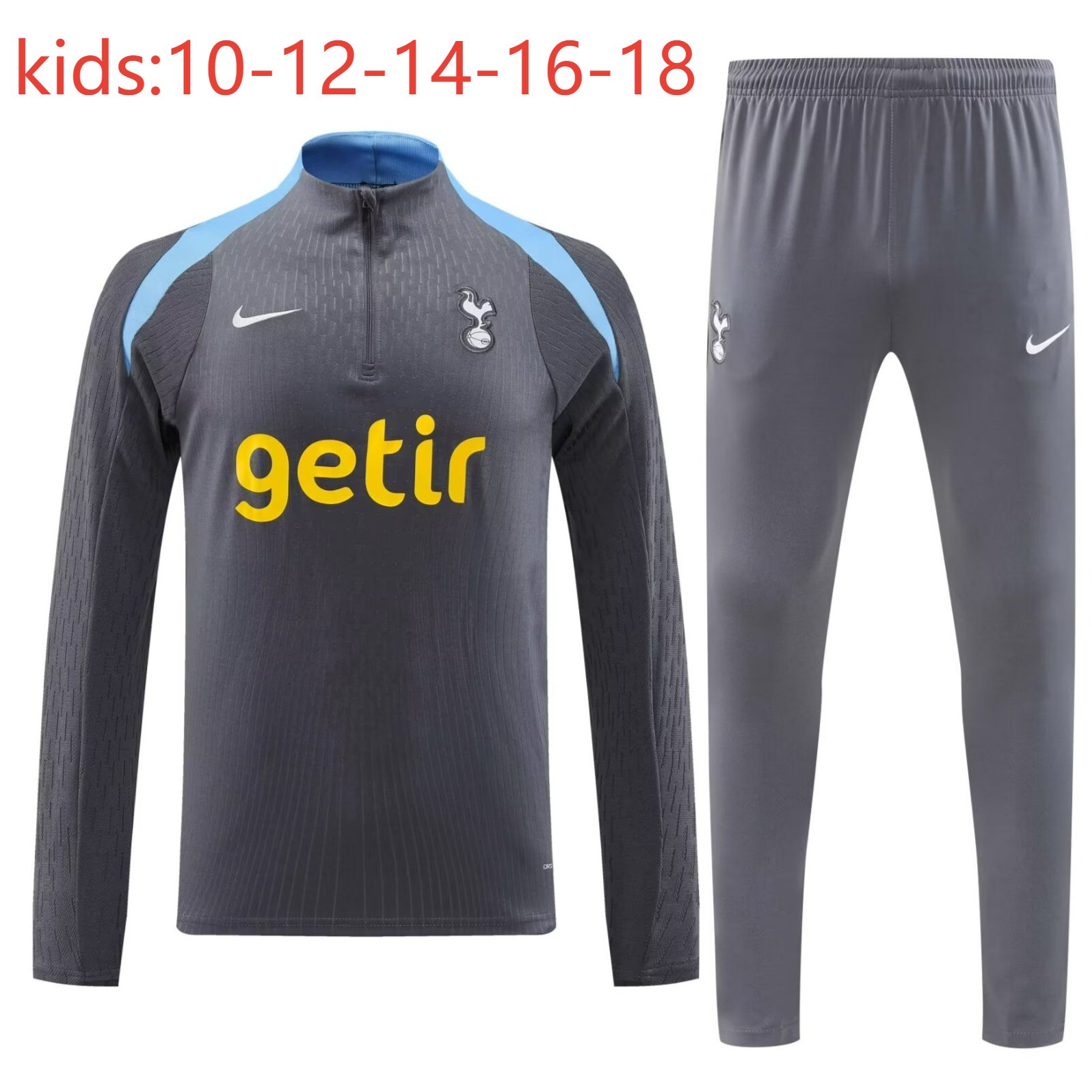 2024/2025 Kids Kit Tottenham Training Suit Football Shirt