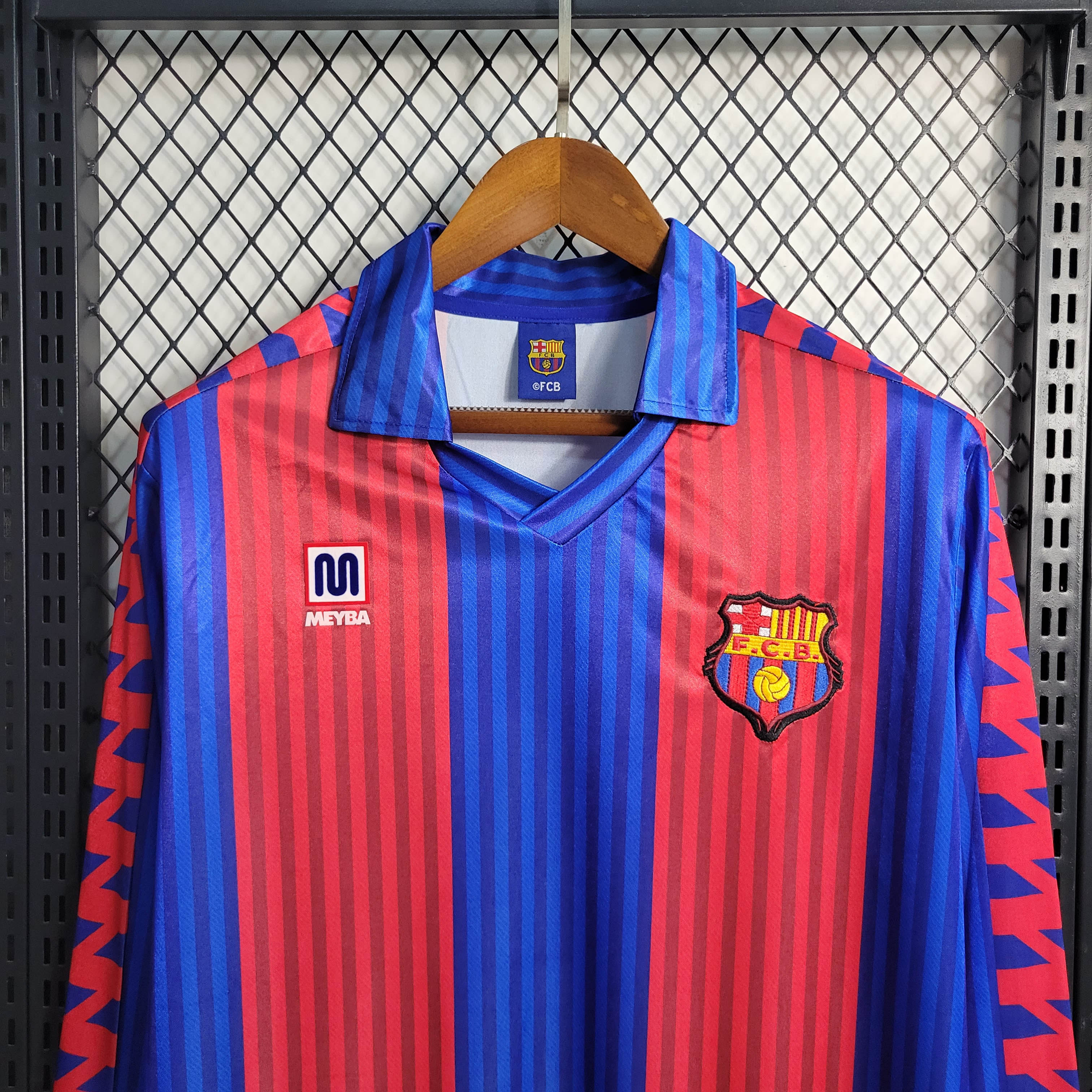 1989/1992 Retro Long Sleeve Barcelona Home Football Shirt