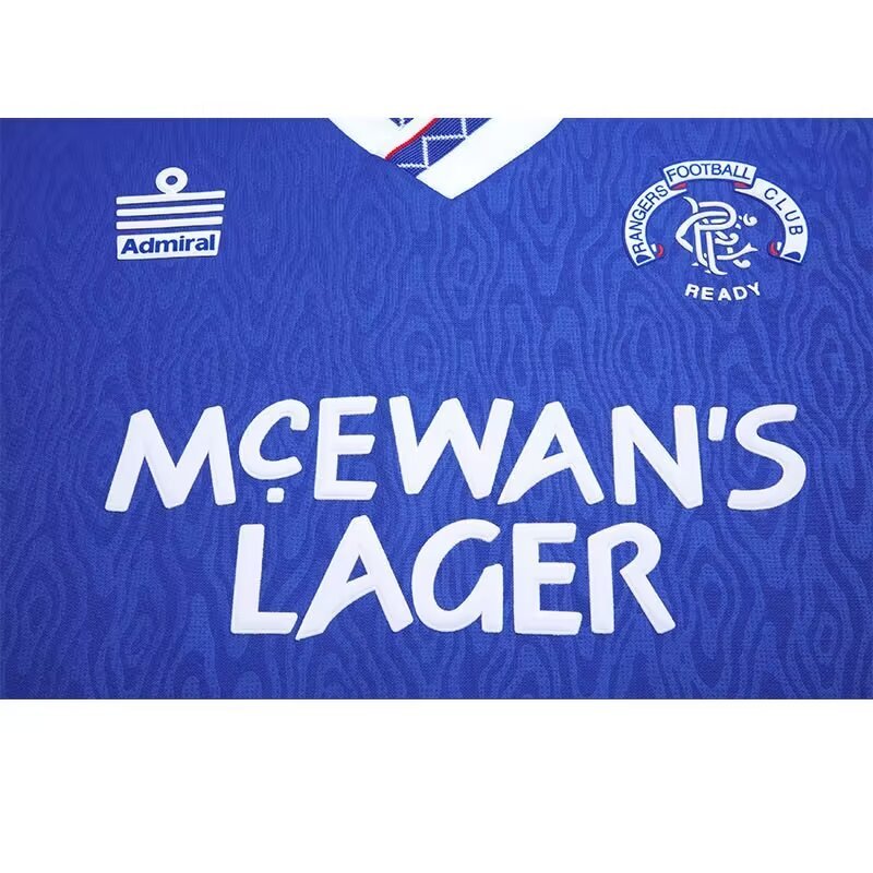 1990/1992 Retro Rangers Home Football Shirt