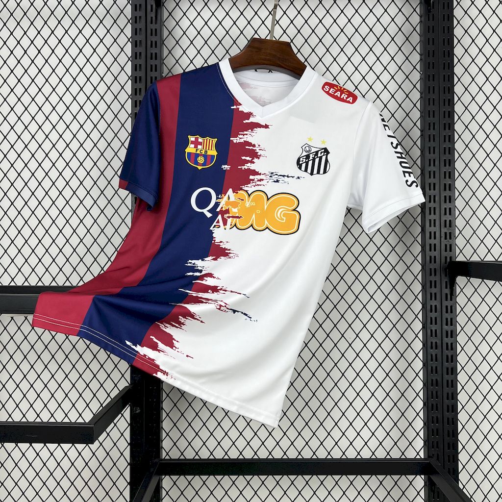 2025/2026 Barcelona/Santos SpecialEdition Football Shirt 1:1 Thai Quality