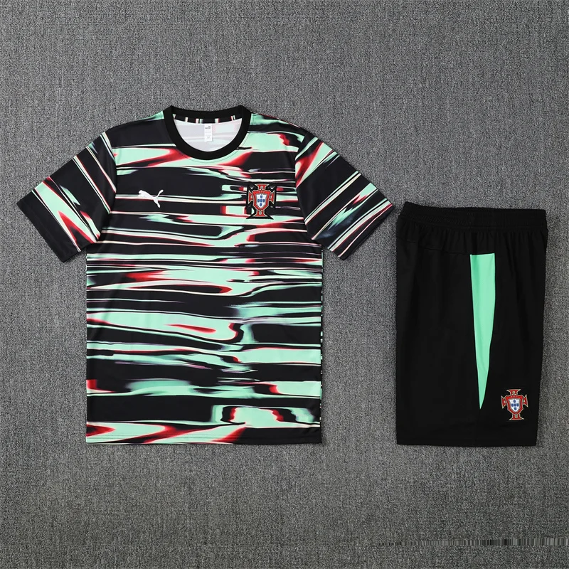 2025/2026 Portugal Training Wear Set Shirt Kids Size 1:1 Thai Quality