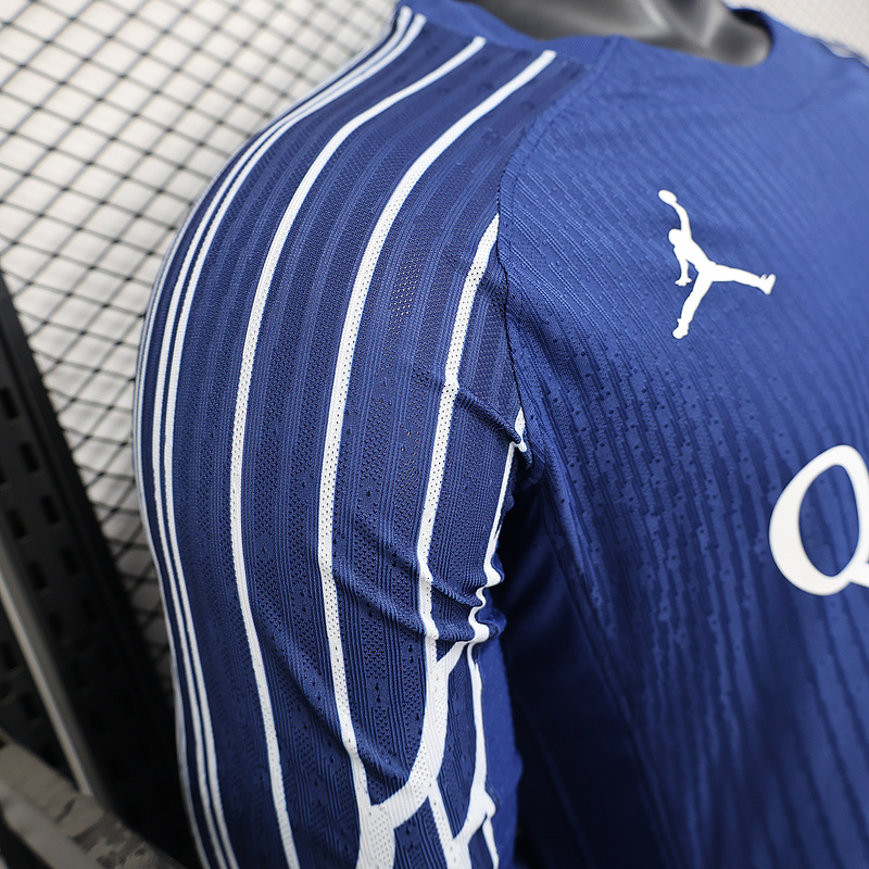 2025/2026 Player Version Long Sleeve Paris Saint-Germain Second away game Football Shirt