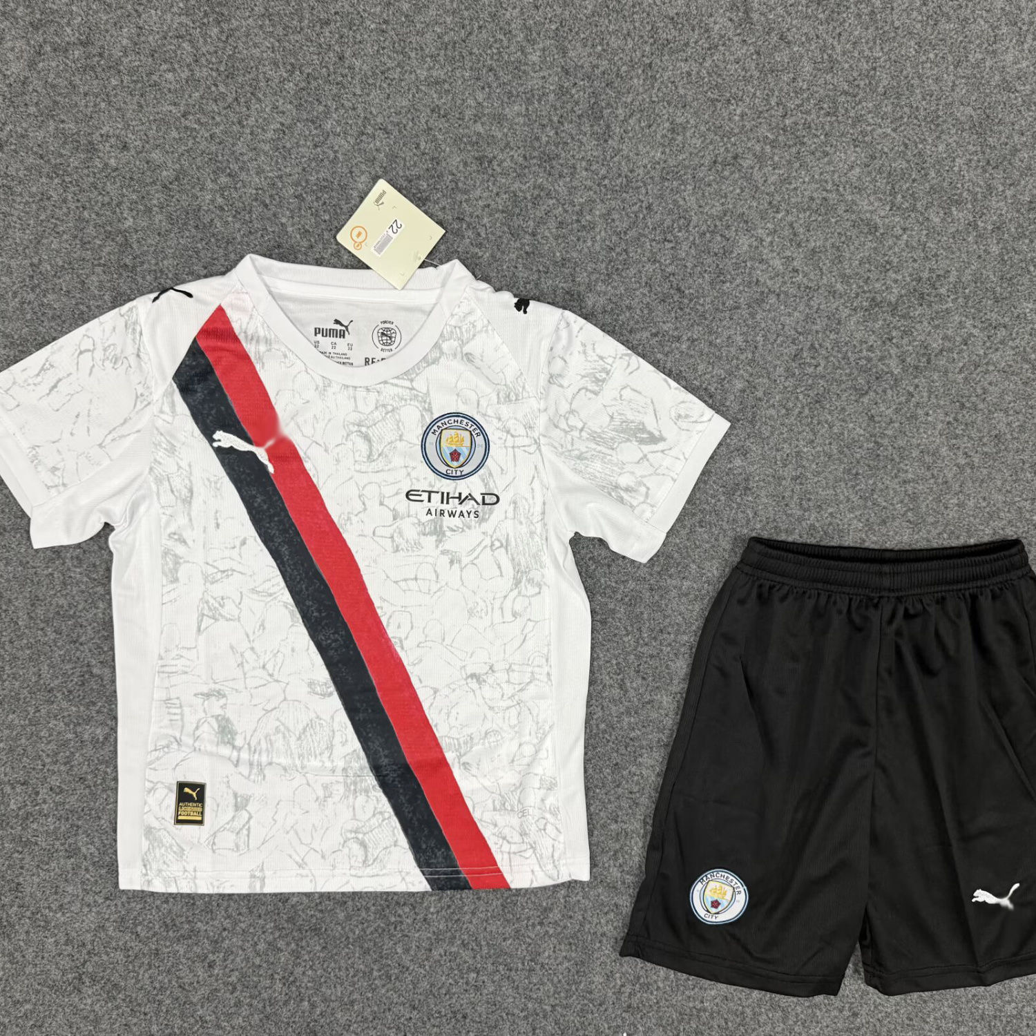 2025/2026 Manchester City Away Football shirt Kids Size 1:1 Thai Quality