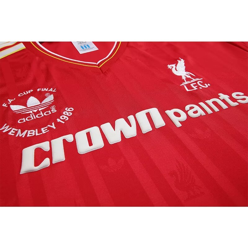 1985/1986 Retro Liverpool Home Football Shirt