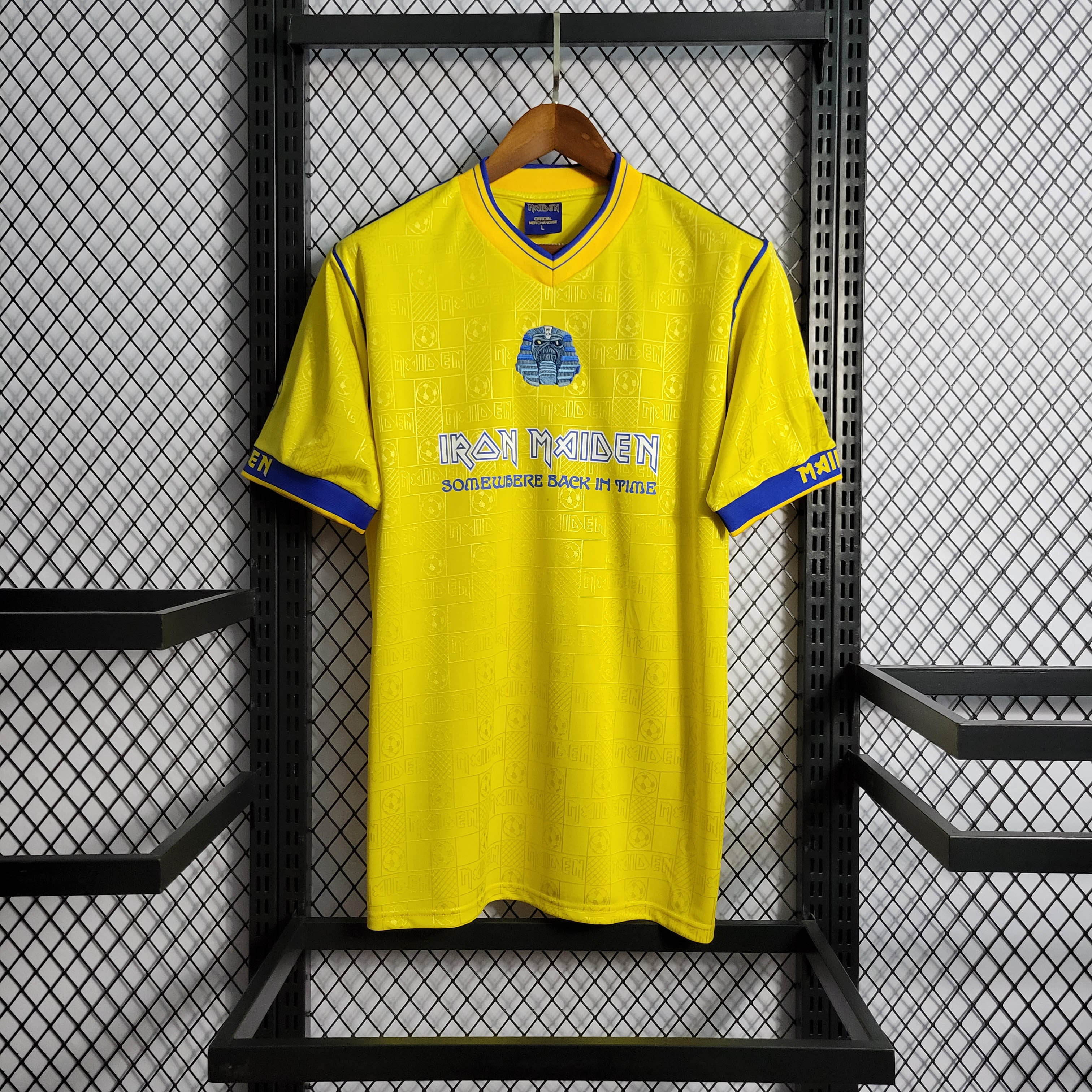 2008 Retro West Ham United Yellow Football Shirt