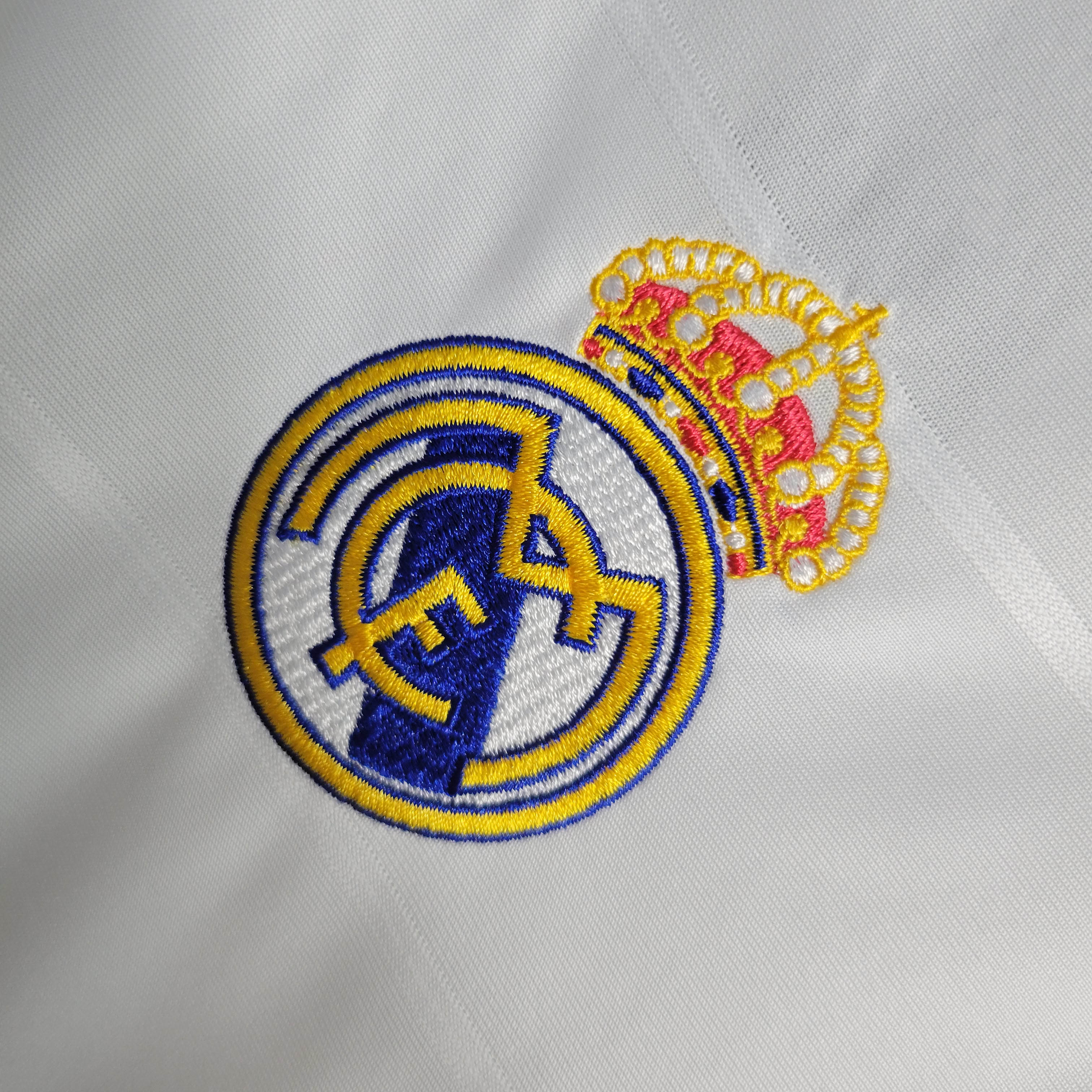 2013/2014 Retro Long Sleeve Real Madrid Home Football Shirt