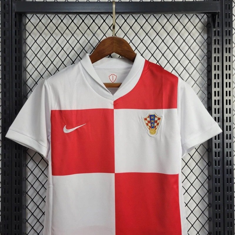2024 Croatia Home Football Shirt Kids Size