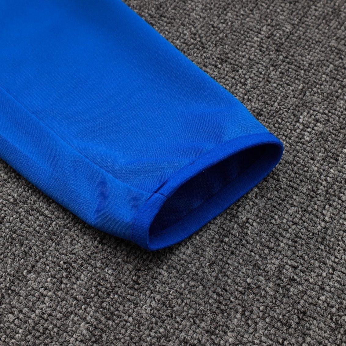 2024/2025 Italy Long Zipped Training Suit white Football Shirt Set